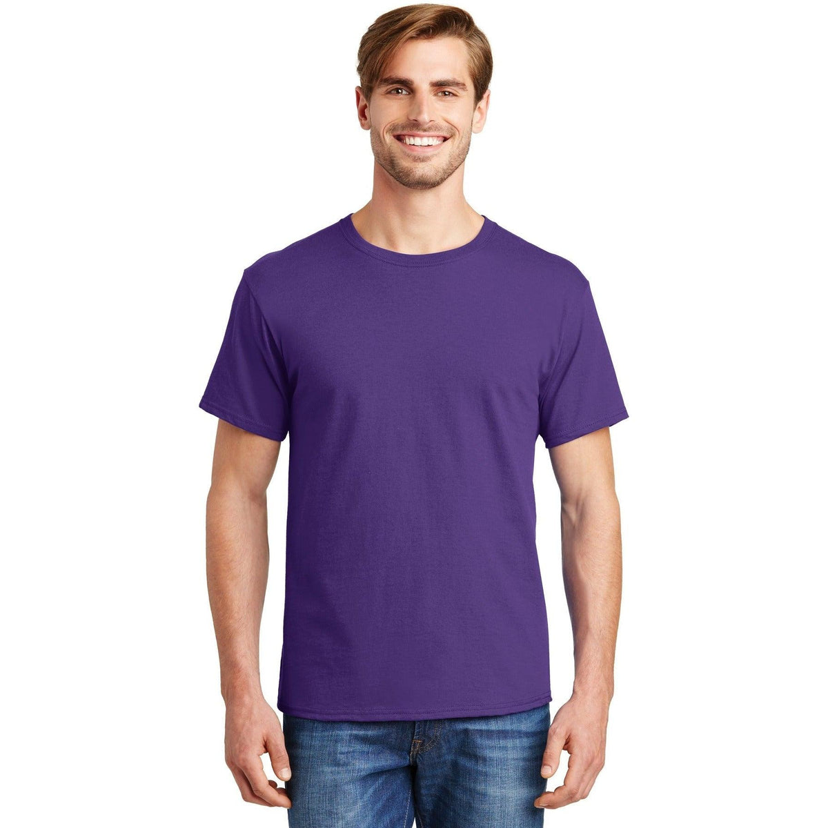 no-logo Hanes ComfortSoft 100% Cotton T-Shirt-Regular-Hanes-Thread Logic