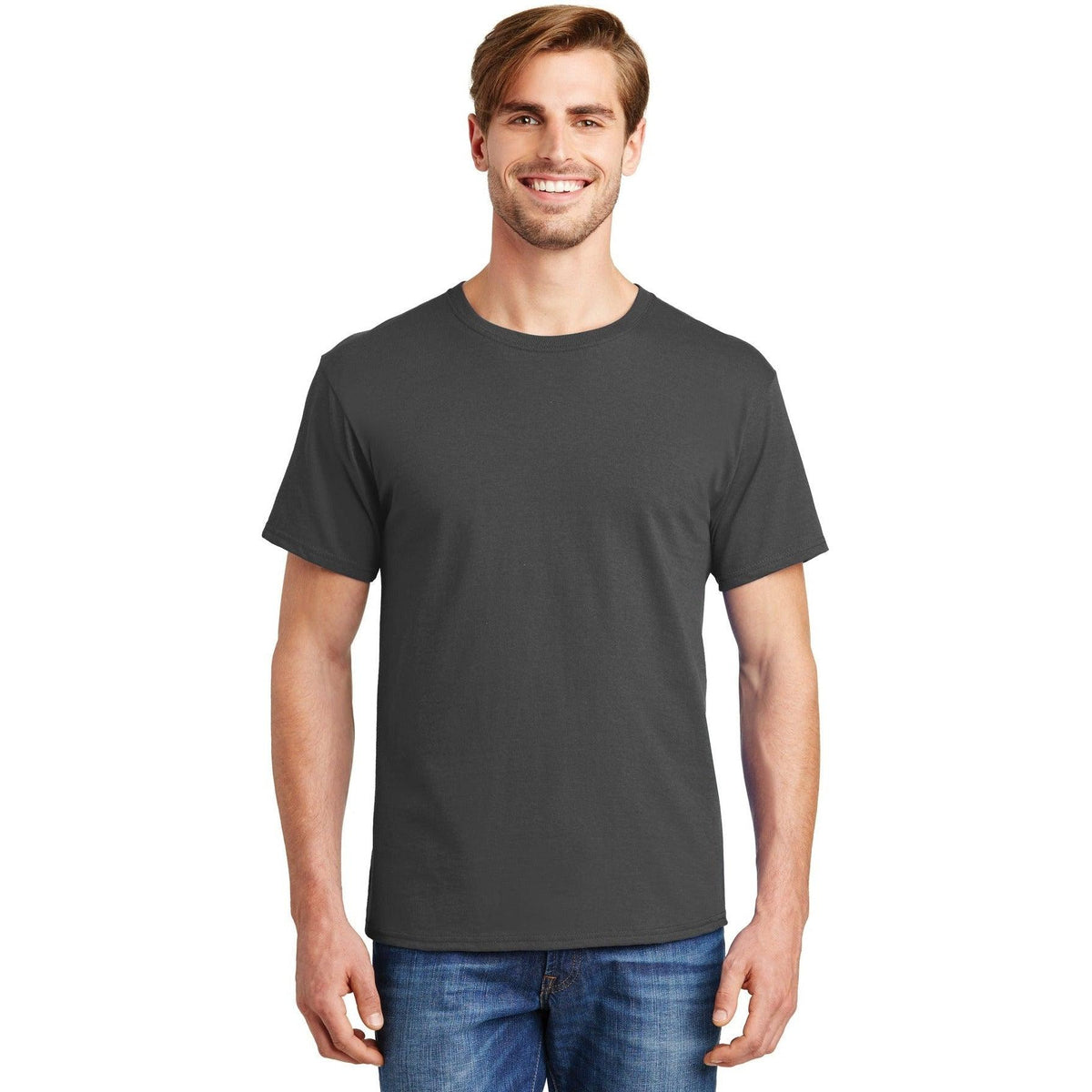 no-logo Hanes ComfortSoft 100% Cotton T-Shirt-Regular-Hanes-Thread Logic