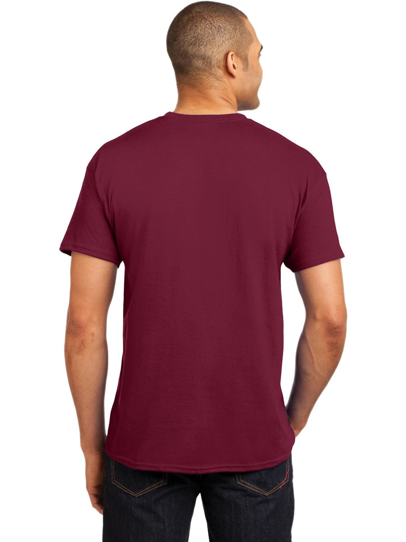 no-logo Hanes EcoSmart 50/50 Cotton/Poly T-Shirt-Regular-Hanes-Thread Logic