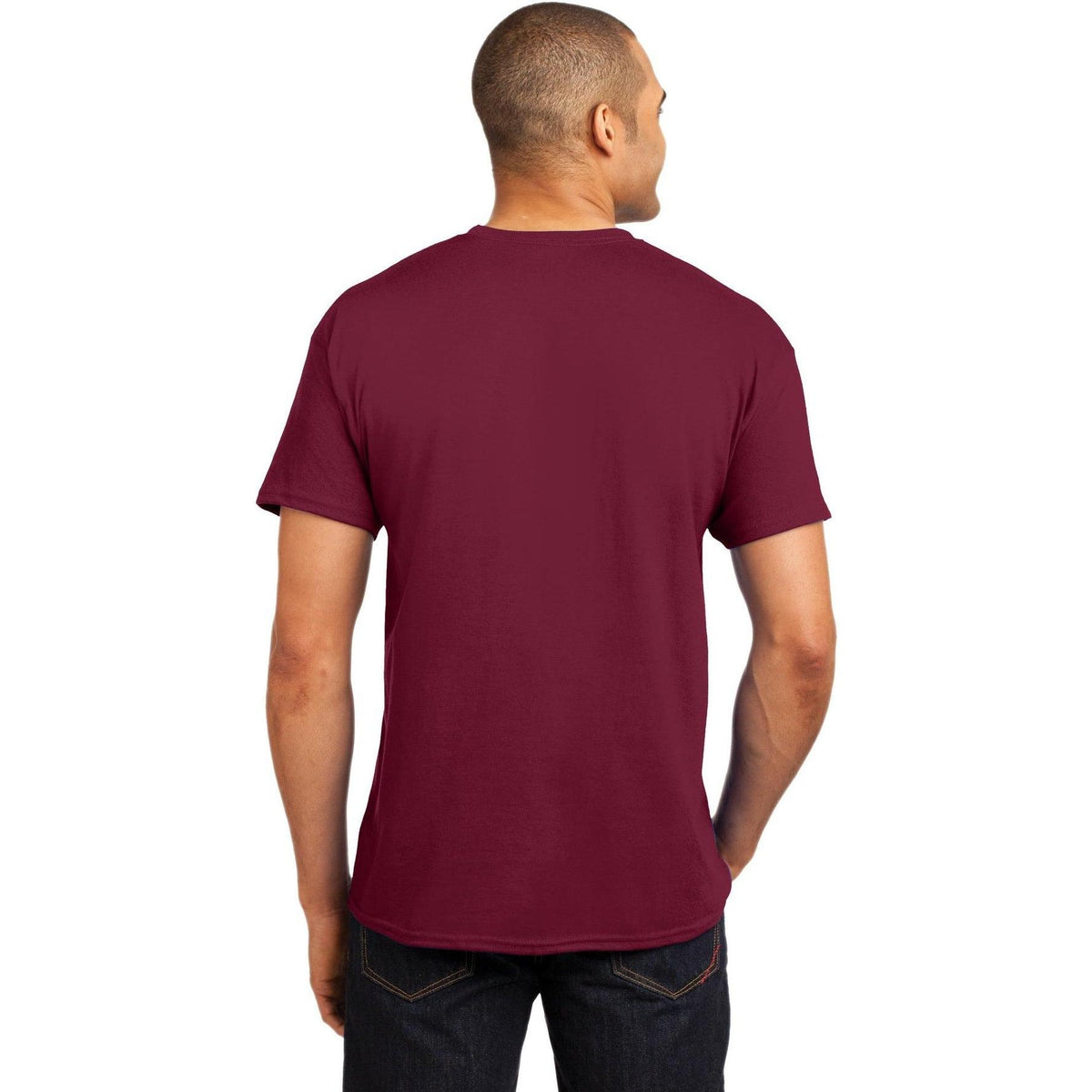 no-logo Hanes EcoSmart 50/50 Cotton/Poly T-Shirt-Regular-Hanes-Thread Logic
