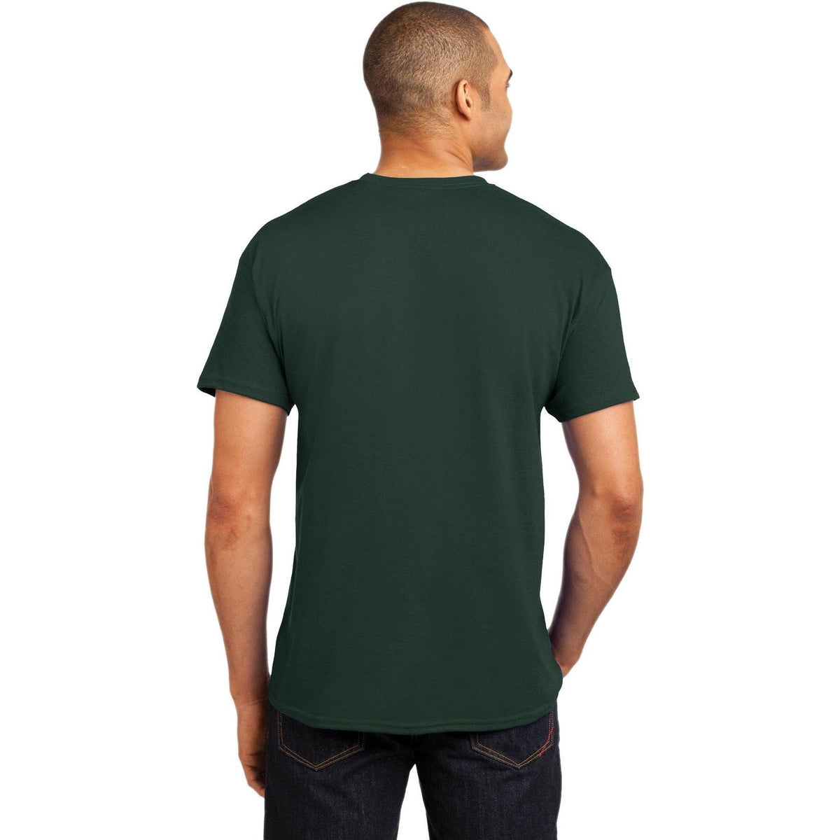 no-logo Hanes EcoSmart 50/50 Cotton/Poly T-Shirt-Regular-Hanes-Thread Logic