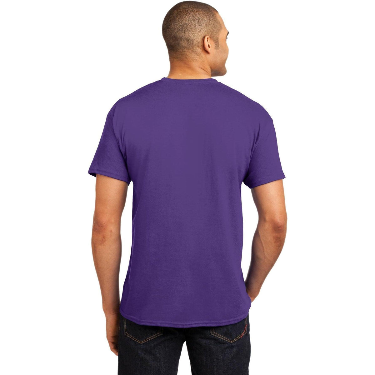 no-logo Hanes EcoSmart 50/50 Cotton/Poly T-Shirt-Regular-Hanes-Thread Logic