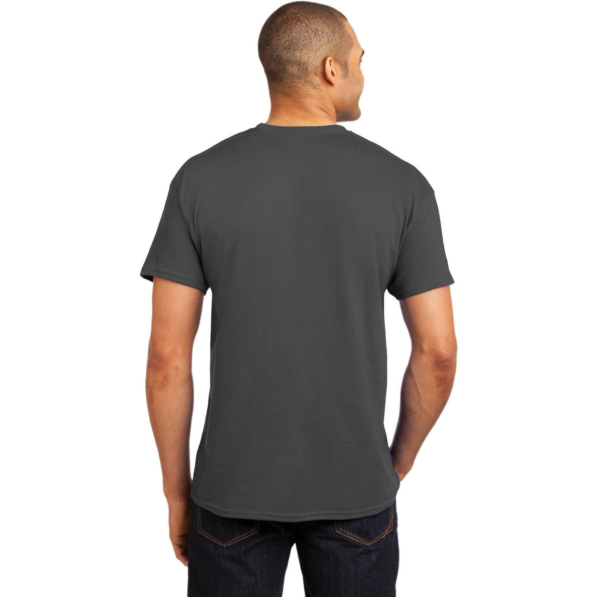 no-logo Hanes EcoSmart 50/50 Cotton/Poly T-Shirt-Regular-Hanes-Thread Logic