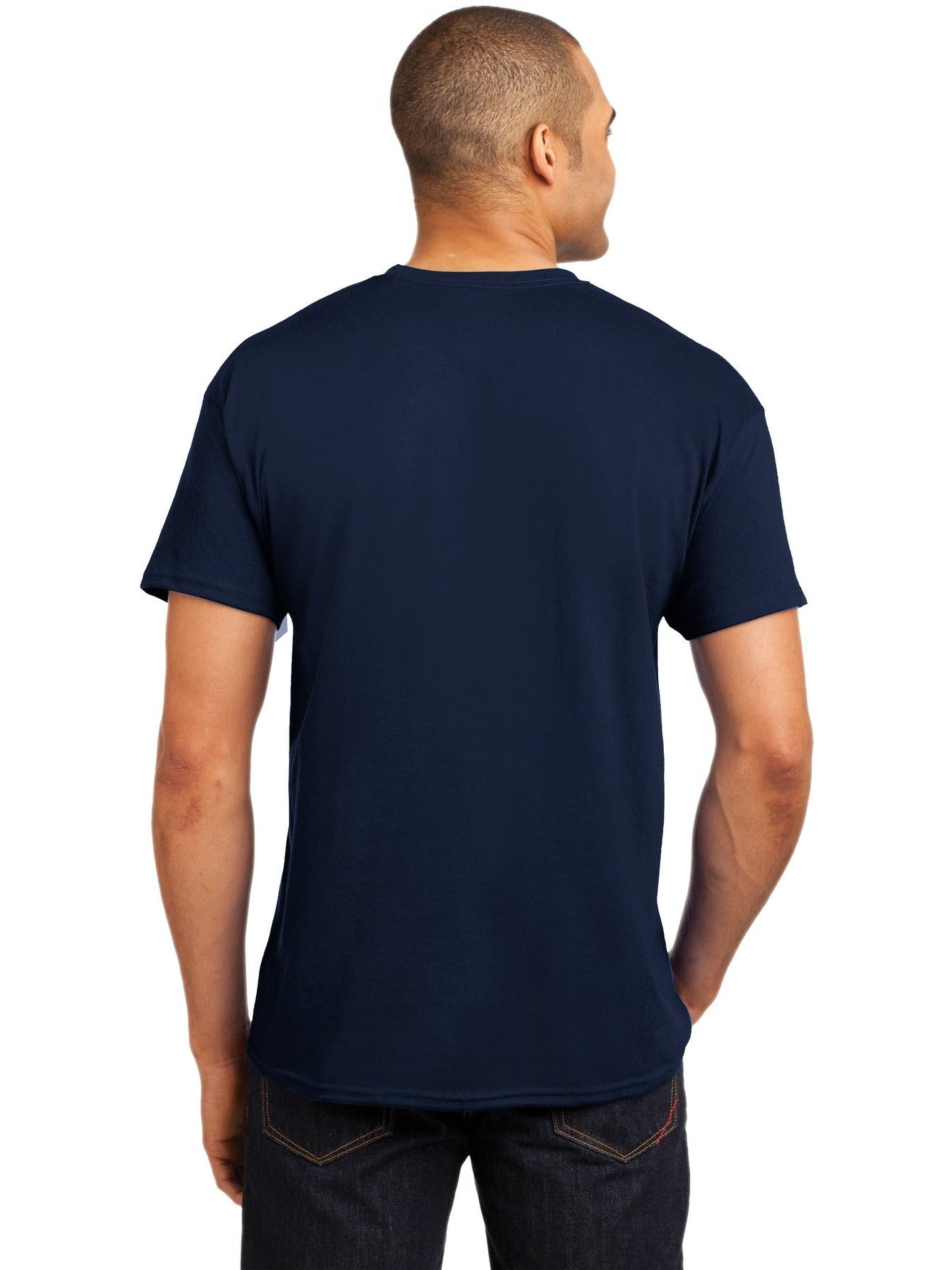 no-logo Hanes EcoSmart 50/50 Cotton/Poly T-Shirt-Regular-Hanes-Thread Logic