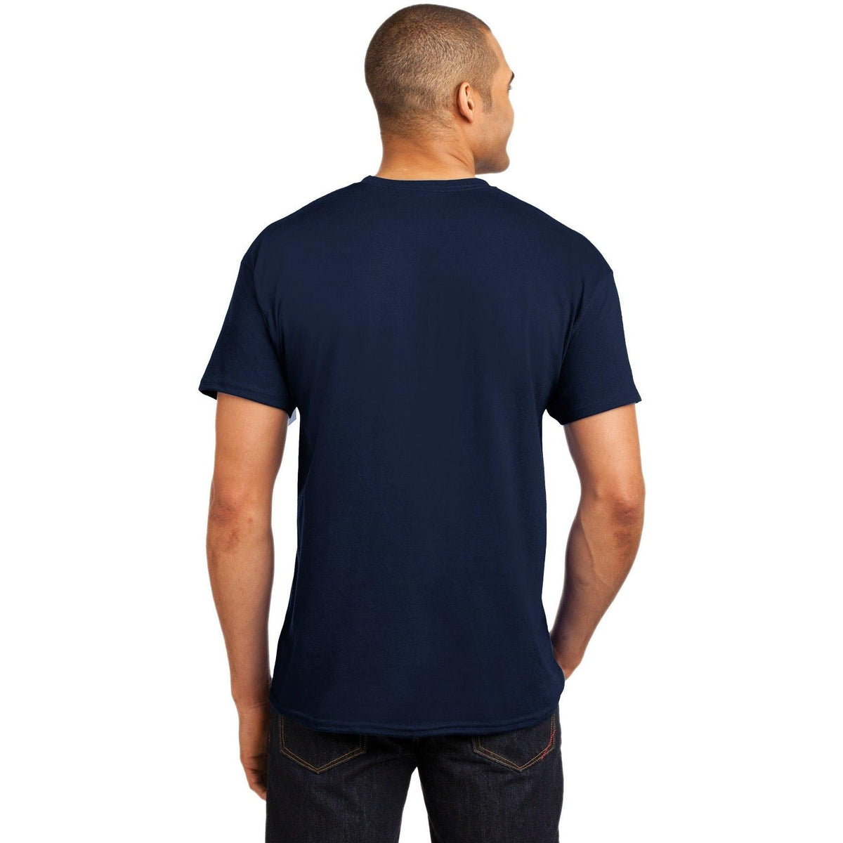 no-logo Hanes EcoSmart 50/50 Cotton/Poly T-Shirt-Regular-Hanes-Thread Logic