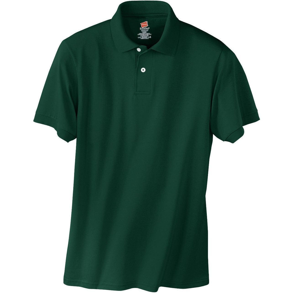 no-logo Hanes EcoSmart 5.2-Ounce Jersey Knit Sport Shirt