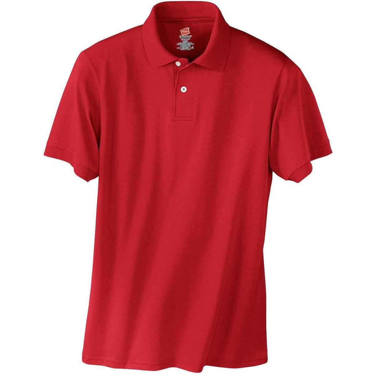 no-logo Hanes EcoSmart 5.2-Ounce Jersey Knit Sport Shirt