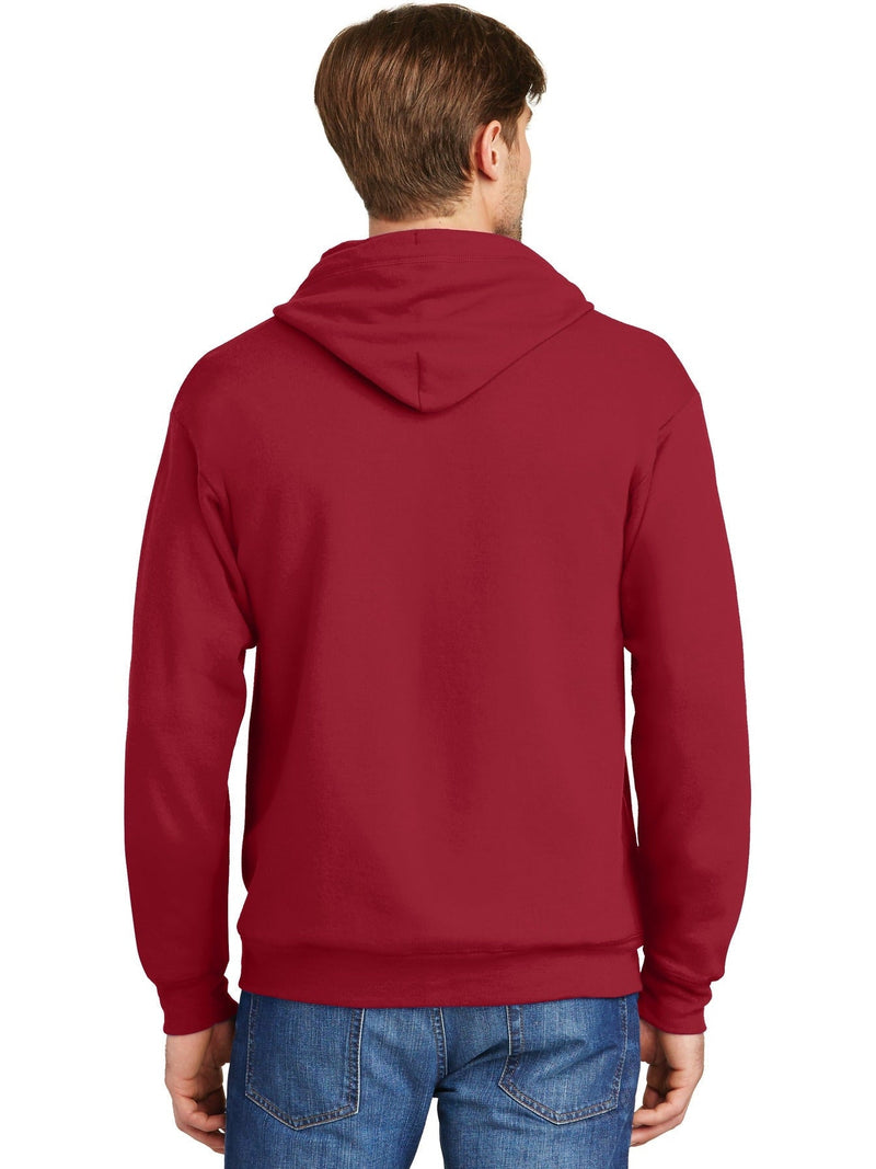 no-logo Hanes EcoSmart Full-Zip Hooded Sweatshirt-Regular-Hanes-Thread Logic