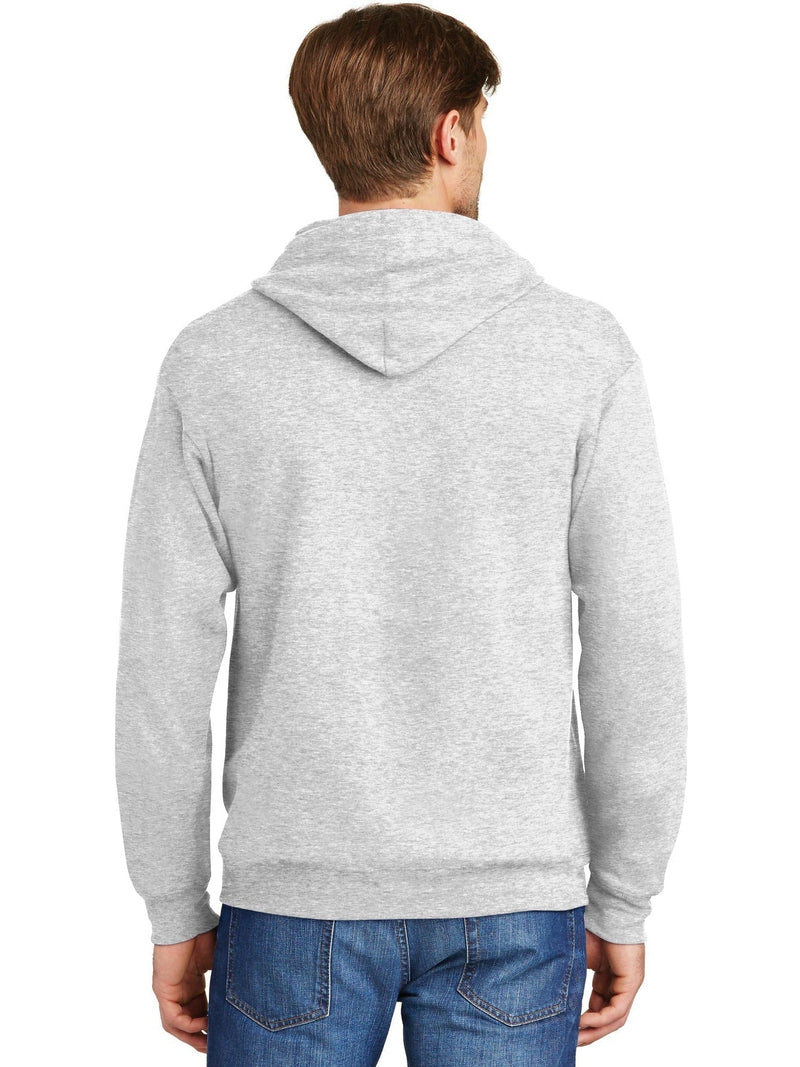 no-logo Hanes EcoSmart Full-Zip Hooded Sweatshirt-Regular-Hanes-Thread Logic