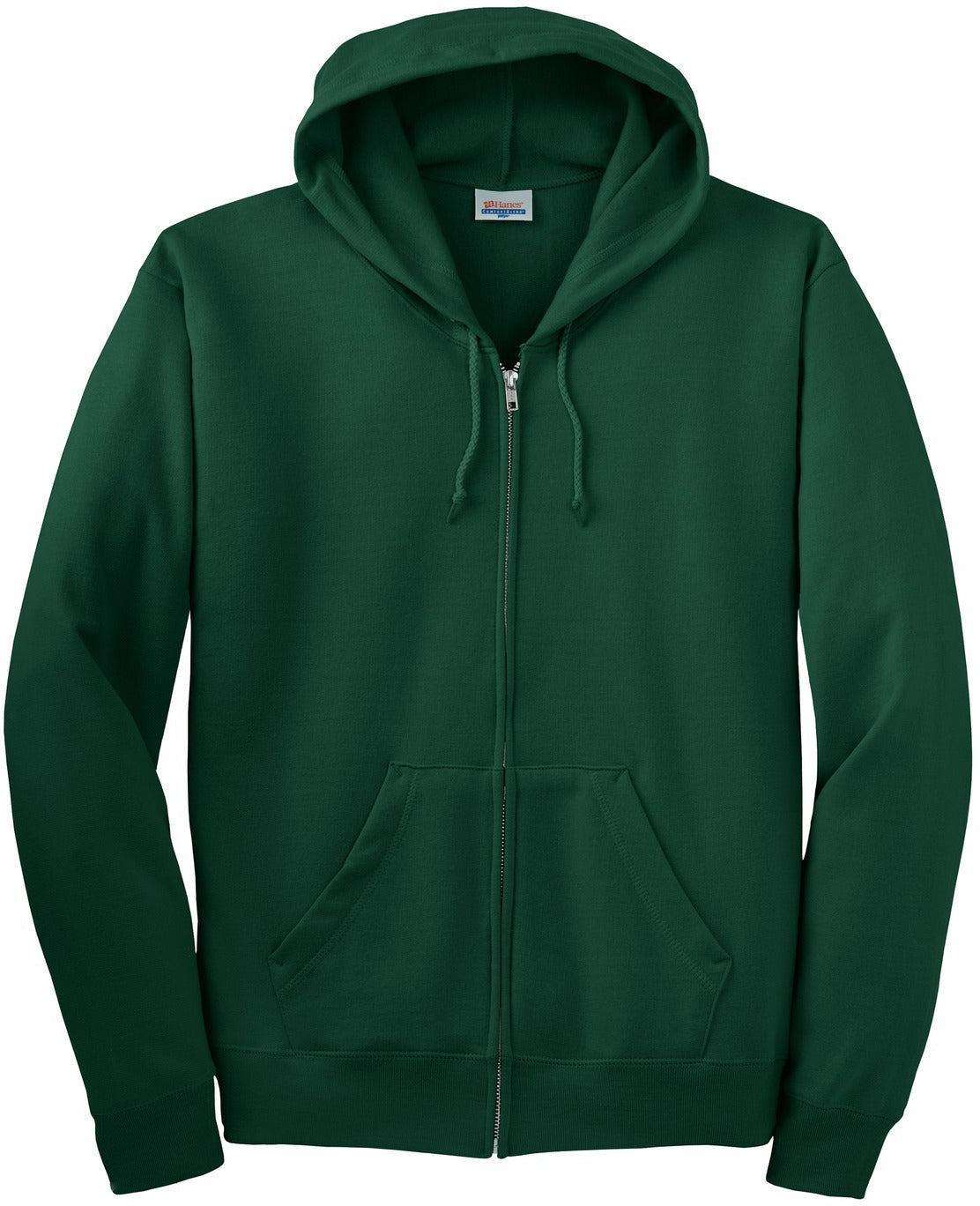 Hanes P180 Full-Zip Sweatshirt with Custom Embroidery