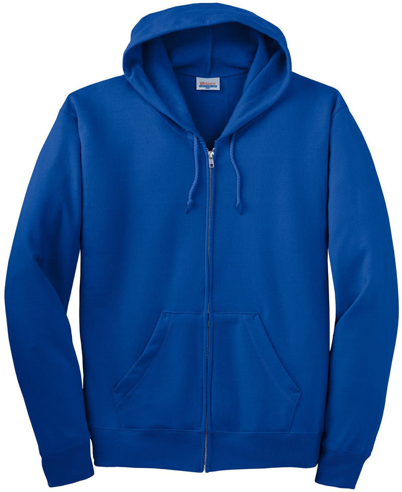 Hanes Men's EcoSmart Fleece Full-Zip Hooded Sweatshirt - Black M
