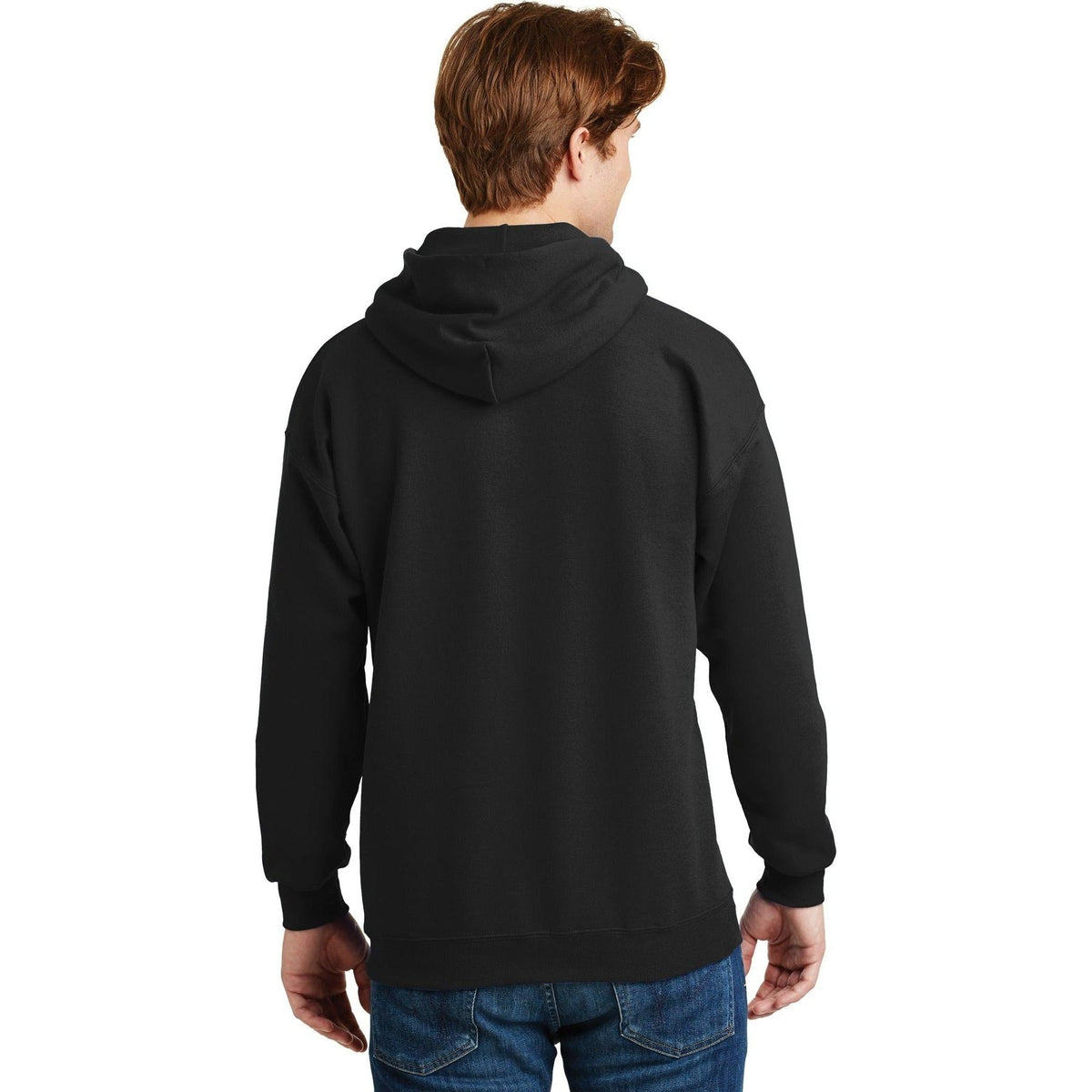 no-logo Hanes EcoSmart Pullover Hooded Sweatshirt-Hoodies-Hanes-Thread Logic
