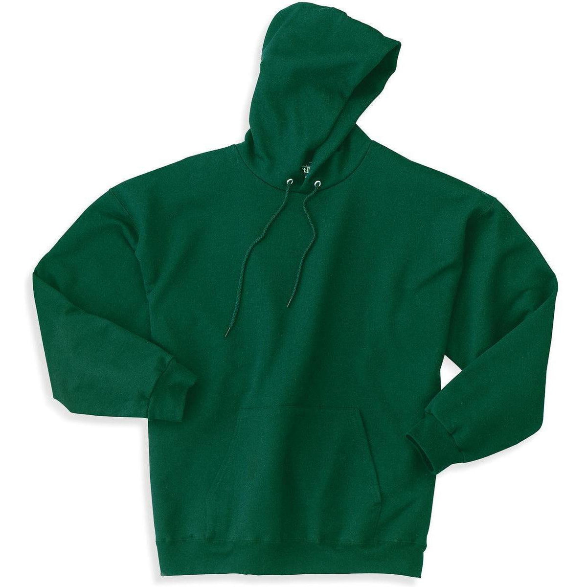 logo-left Hanes EcoSmart Pullover Hooded Sweatshirt-Hoodies-Hanes-Deep Forest-S-Thread Logic