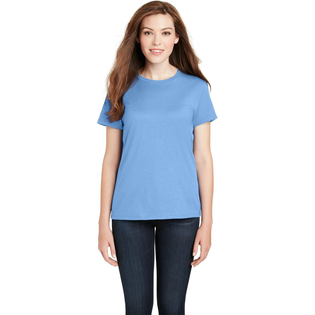 no-logo Hanes Ladies Nano-T Cotton T-Shirt-Regular-Hanes-Thread Logic