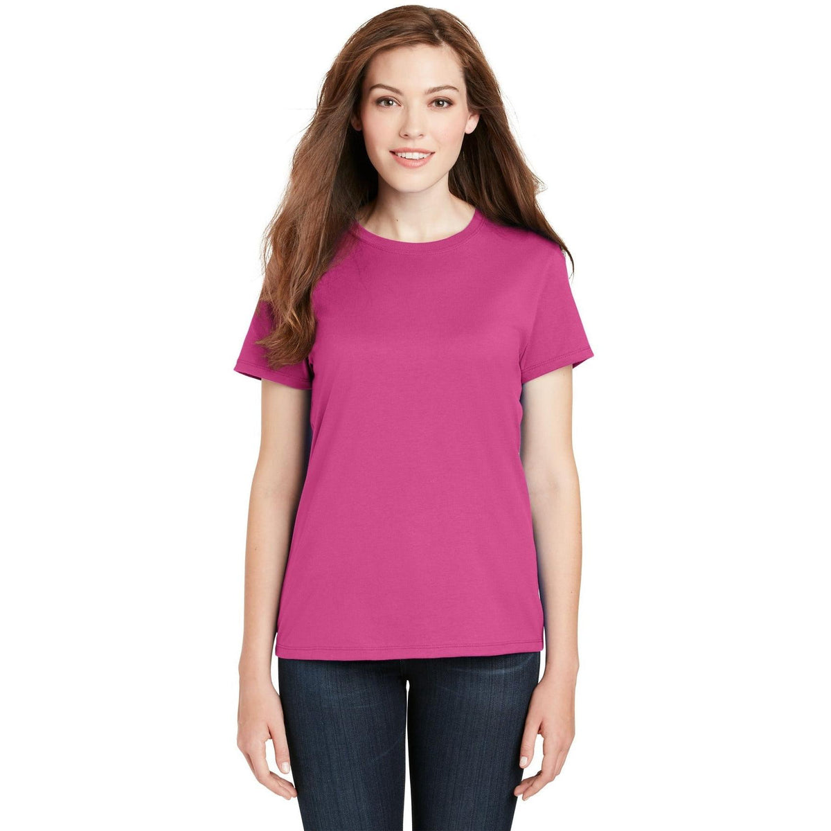 no-logo Hanes Ladies Nano-T Cotton T-Shirt-Regular-Hanes-Thread Logic