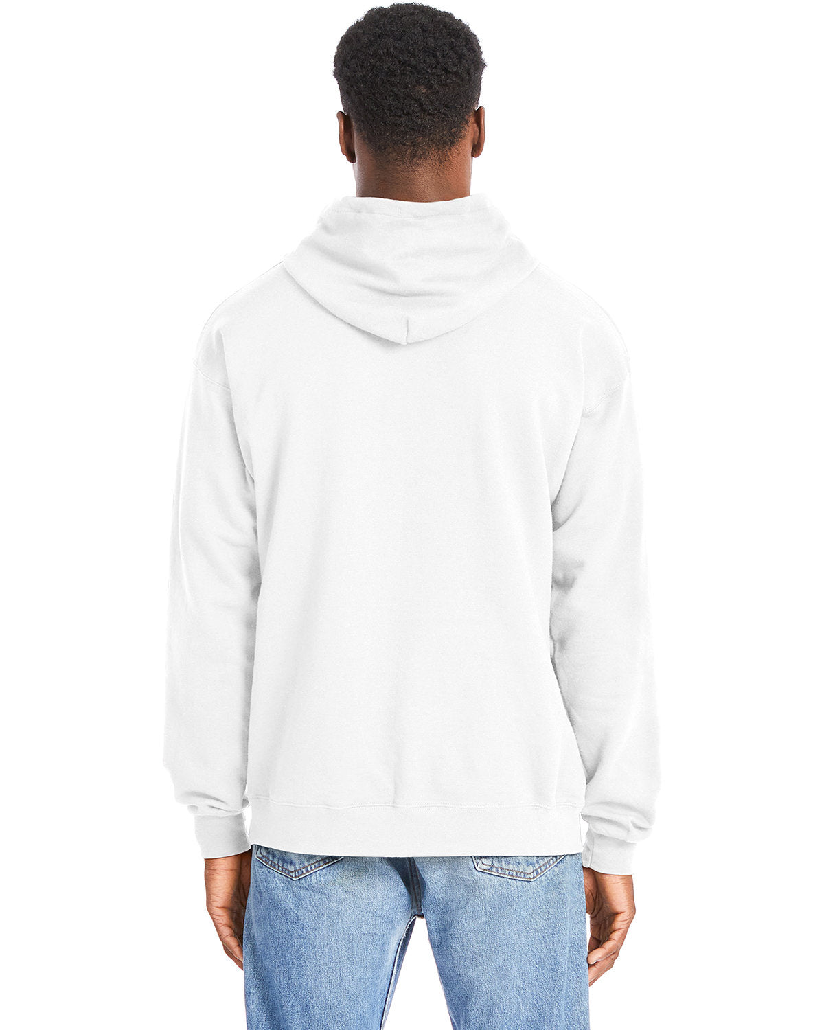 no-logo Hanes Perfect Sweats Pullover Hooded Sweatshirt-Men's Layering-Hanes-Thread Logic