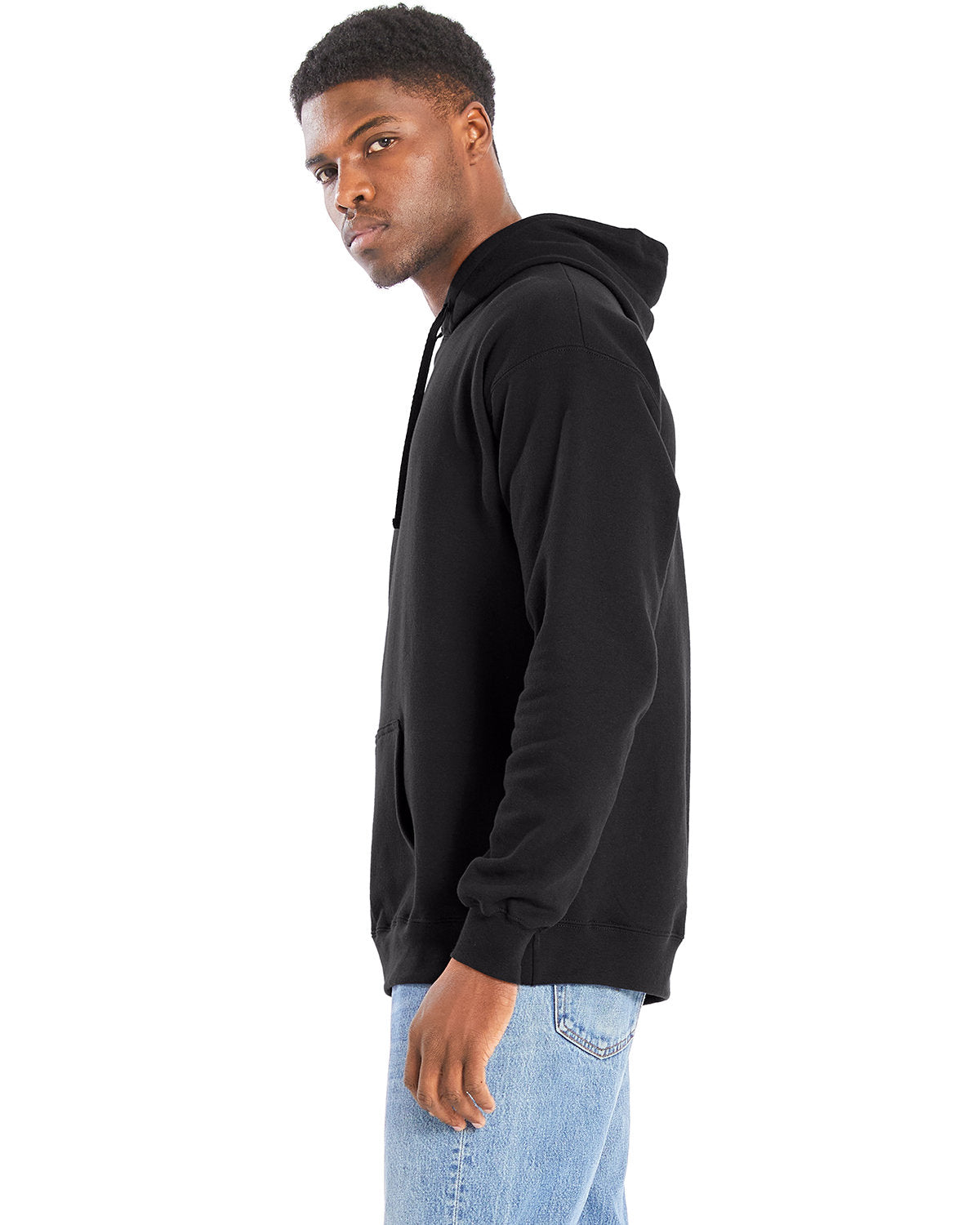 no-logo Hanes Perfect Sweats Pullover Hooded Sweatshirt-Men's Layering-Hanes-Thread Logic