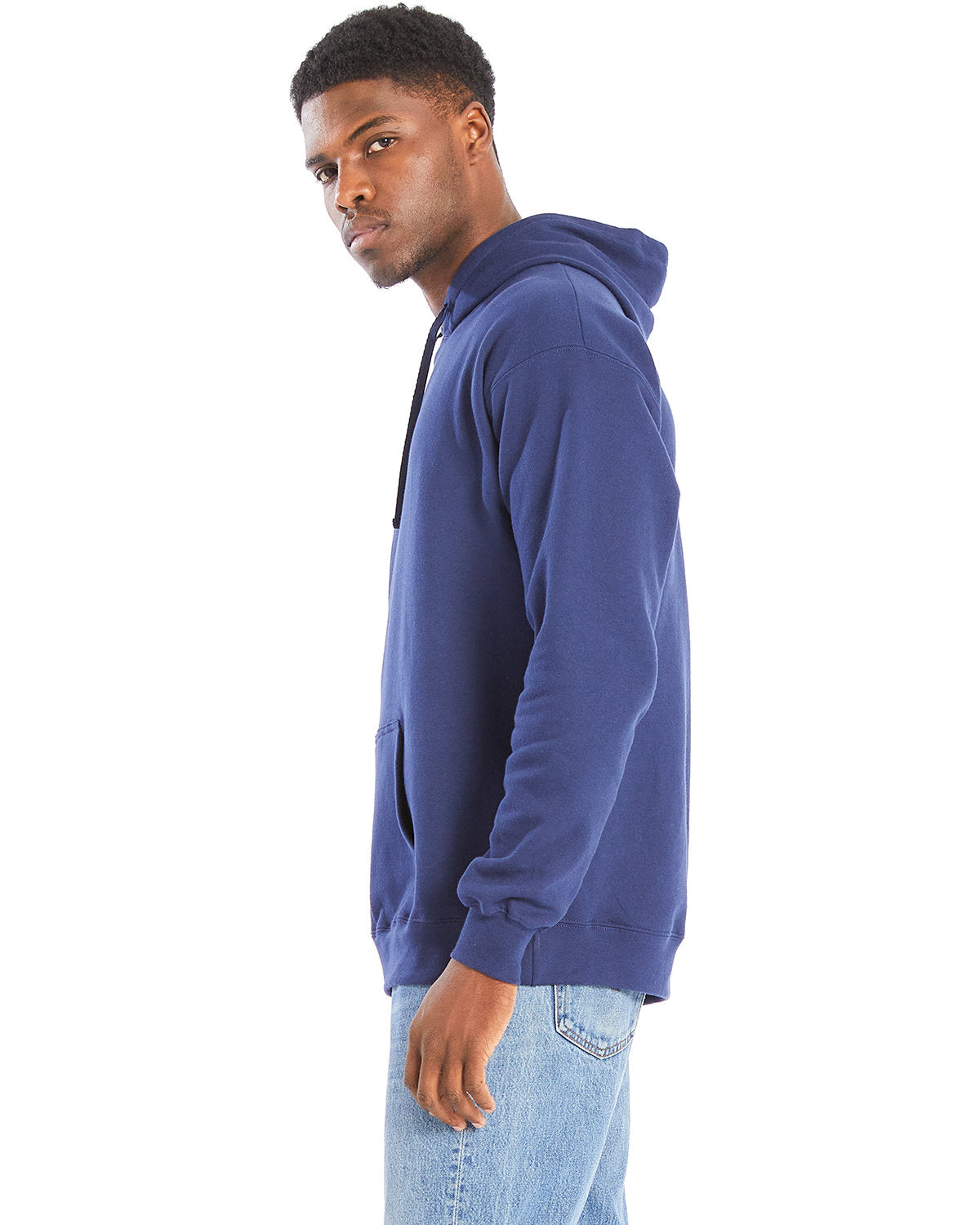 no-logo Hanes Perfect Sweats Pullover Hooded Sweatshirt-Men's Layering-Hanes-Thread Logic