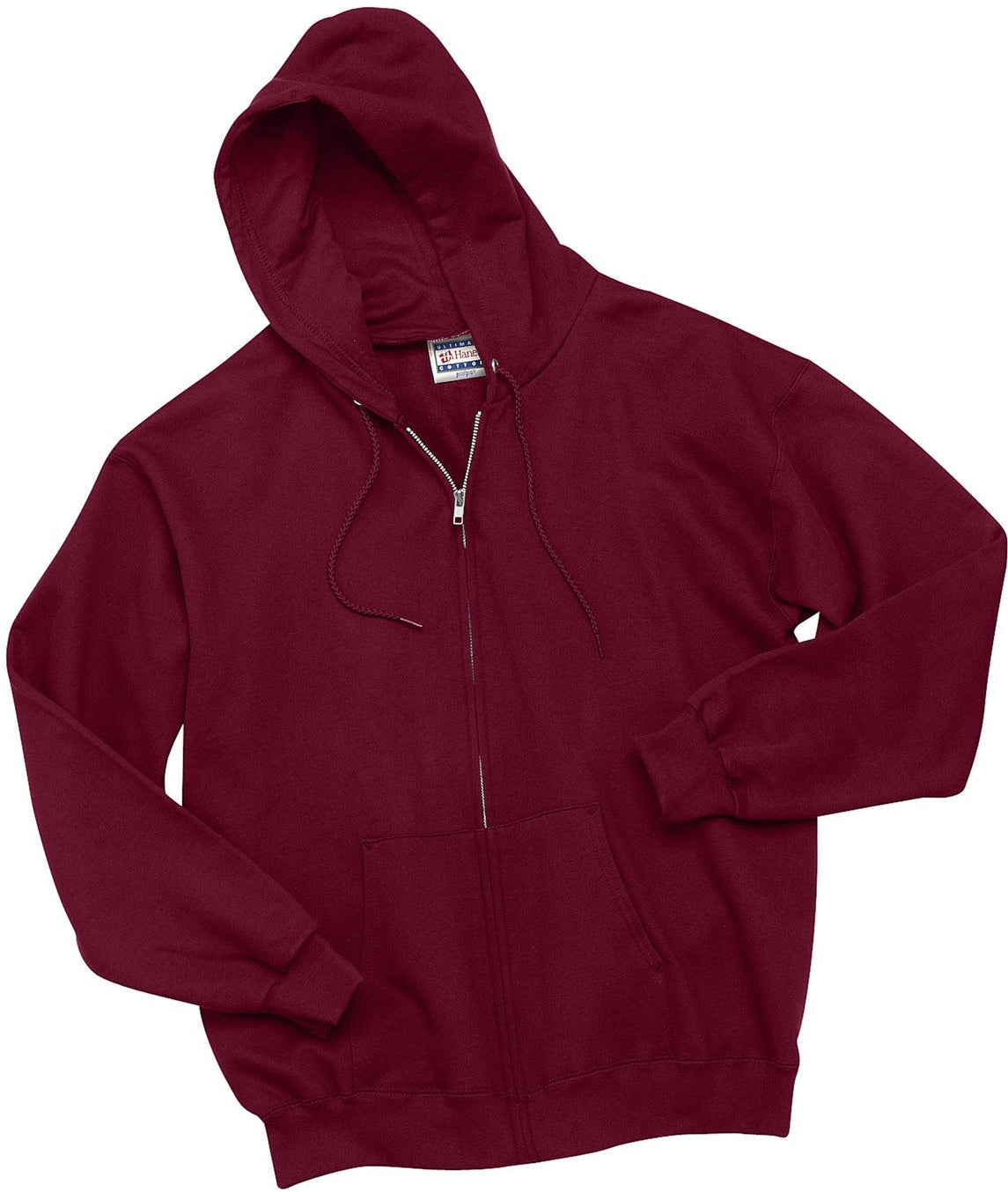 Hanes F283 Full-Zip Sweatshirt with Custom Embroidery