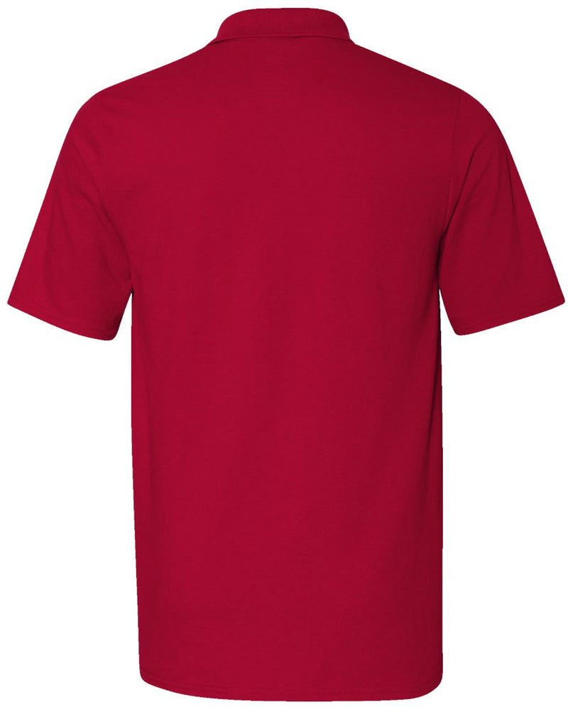 no-logo Hanes X-Temp Piqué Sport Shirt with Fresh IQ-Men's Polos-Hanes-Thread Logic