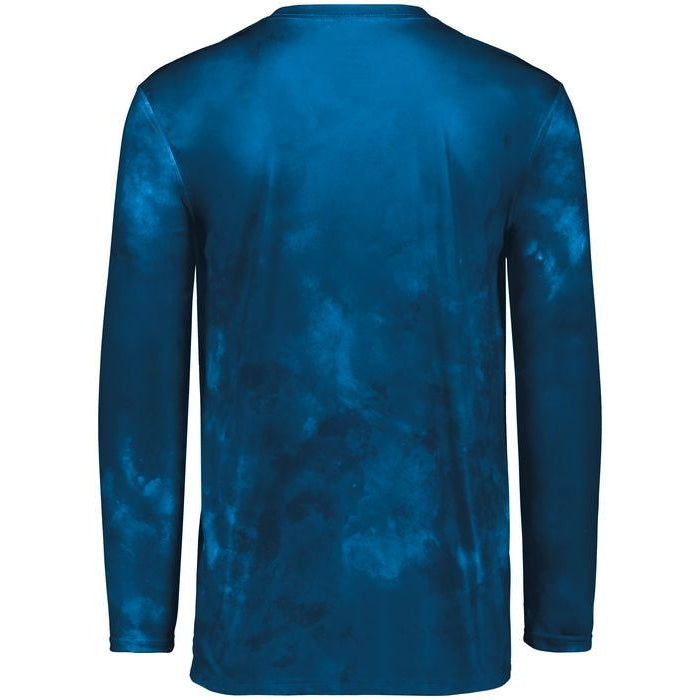 no-logo Holloway Cotton-Touch Poly Cloud Long Sleeve Tee-Men's T-Shirts-Holloway-Thread Logic
