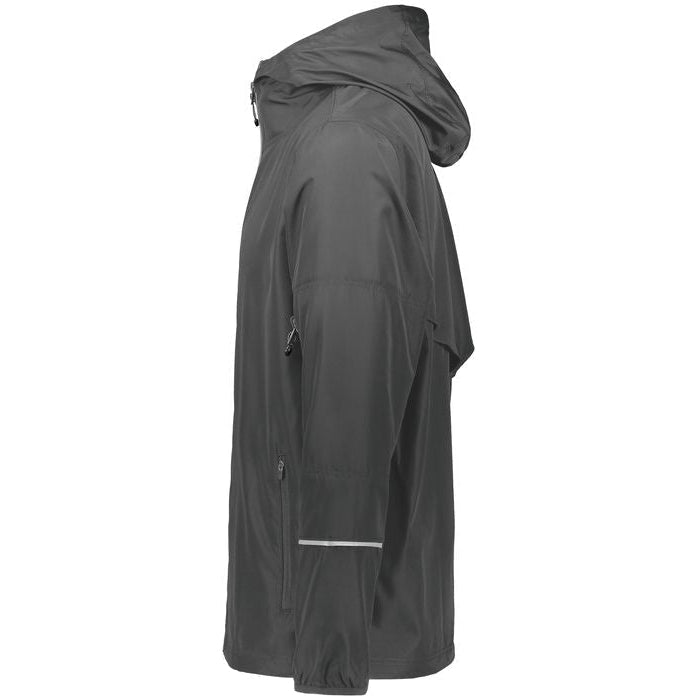 no-logo Holloway Packable Full Zip Jacket-Men's Jackets-Holloway-Thread Logic