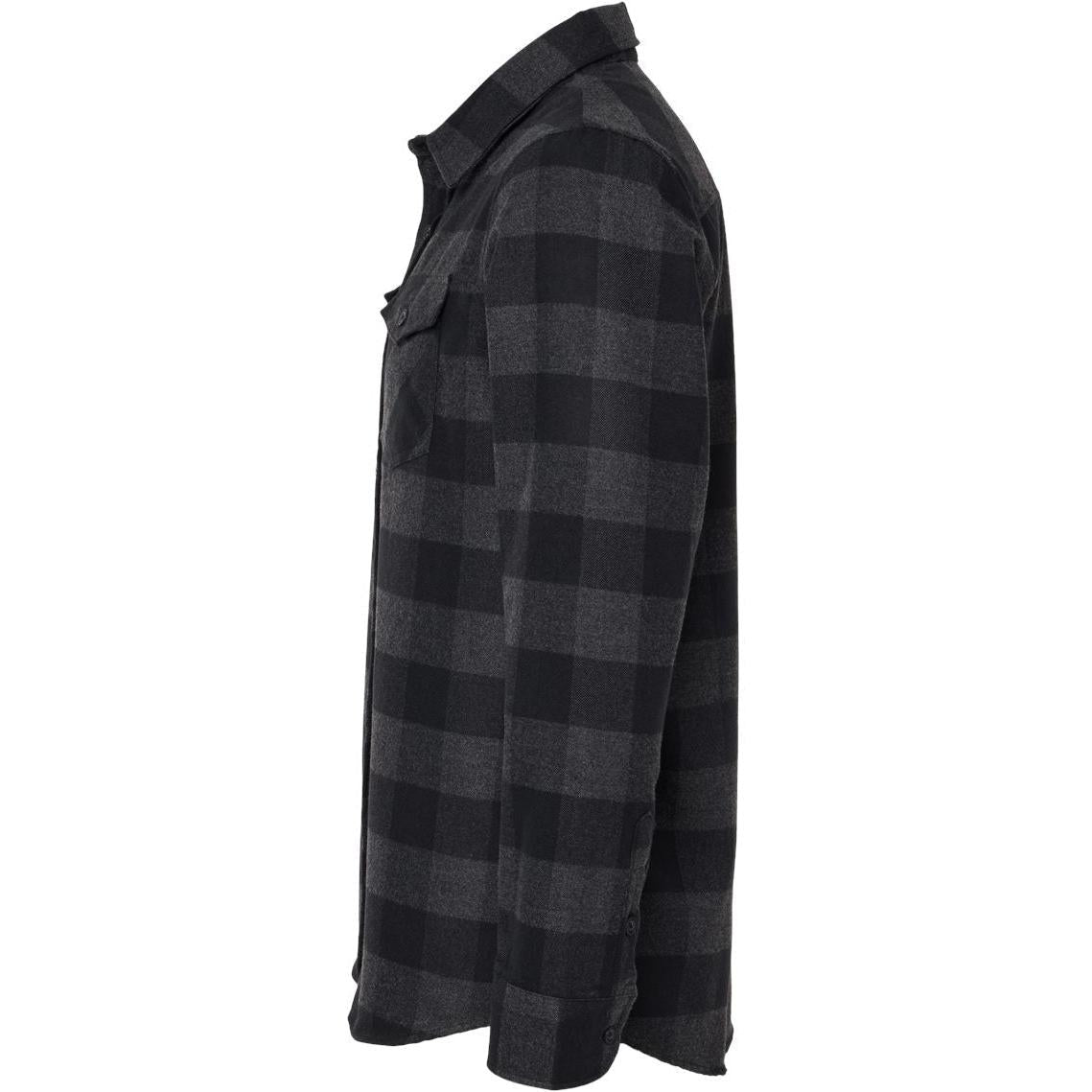 no-logo Independent Trading Co. Flannel Shirt-Men's Dress Shirts-Independent Trading Co.-Thread Logic