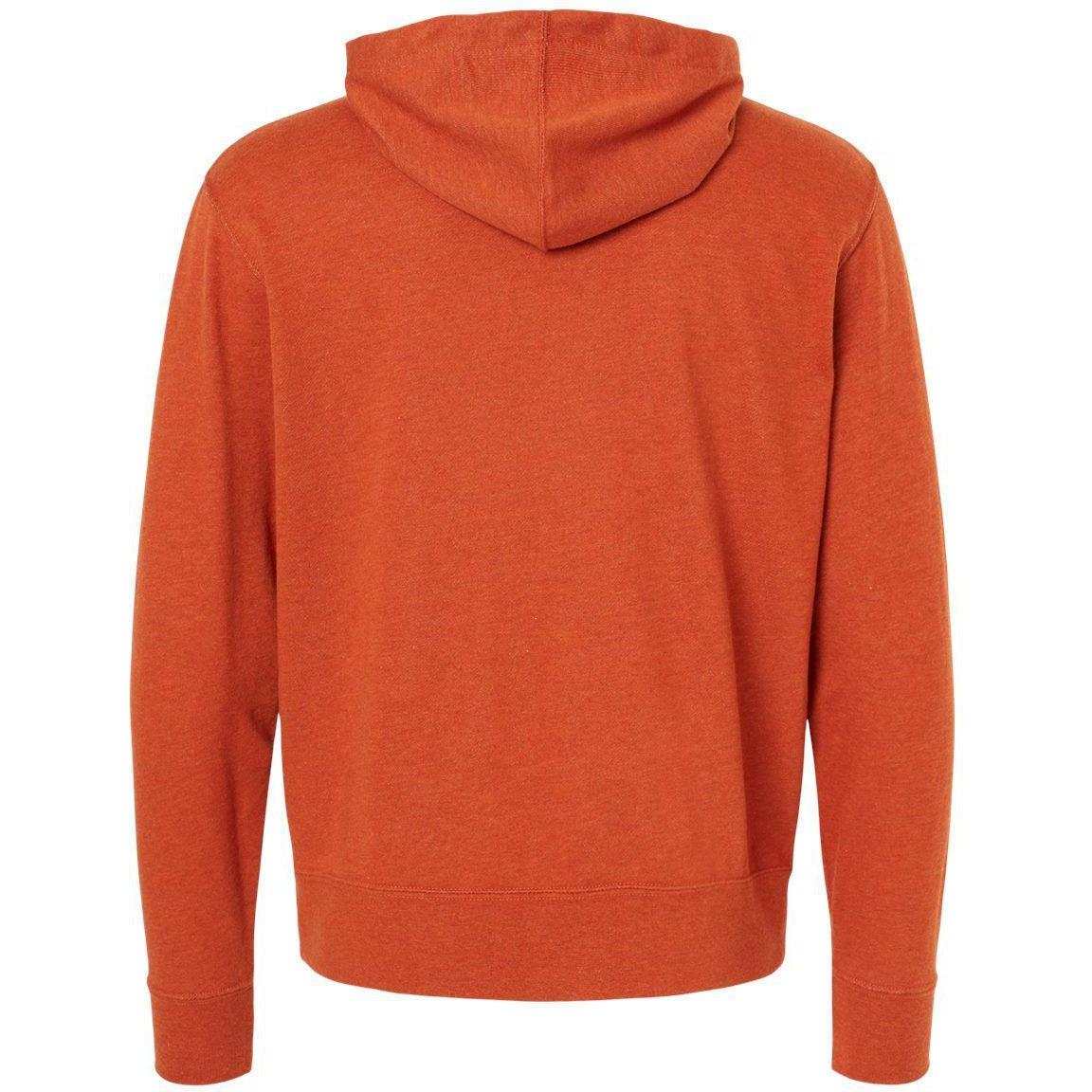 no-logo Independent Trading Co. Heathered French Terry Full-Zip Hooded Sweatshirt-Men's Layering-Independent Trading Co.-Thread Logic