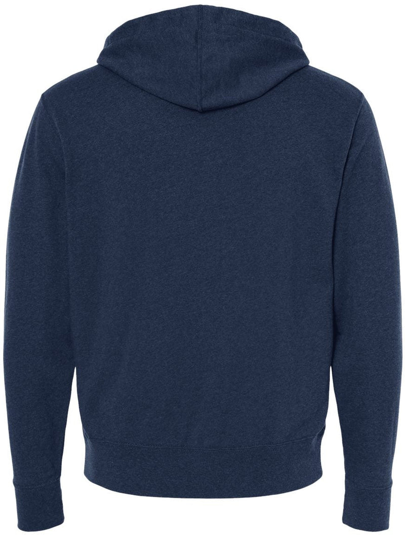 no-logo Independent Trading Co. Heathered French Terry Full-Zip Hooded Sweatshirt-Men's Layering-Independent Trading Co.-Thread Logic