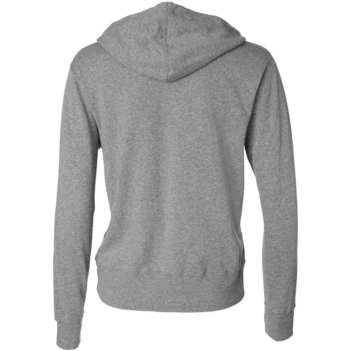 no-logo Independent Trading Co. Heathered French Terry Full-Zip Hooded Sweatshirt-Men's Layering-Independent Trading Co.-Thread Logic