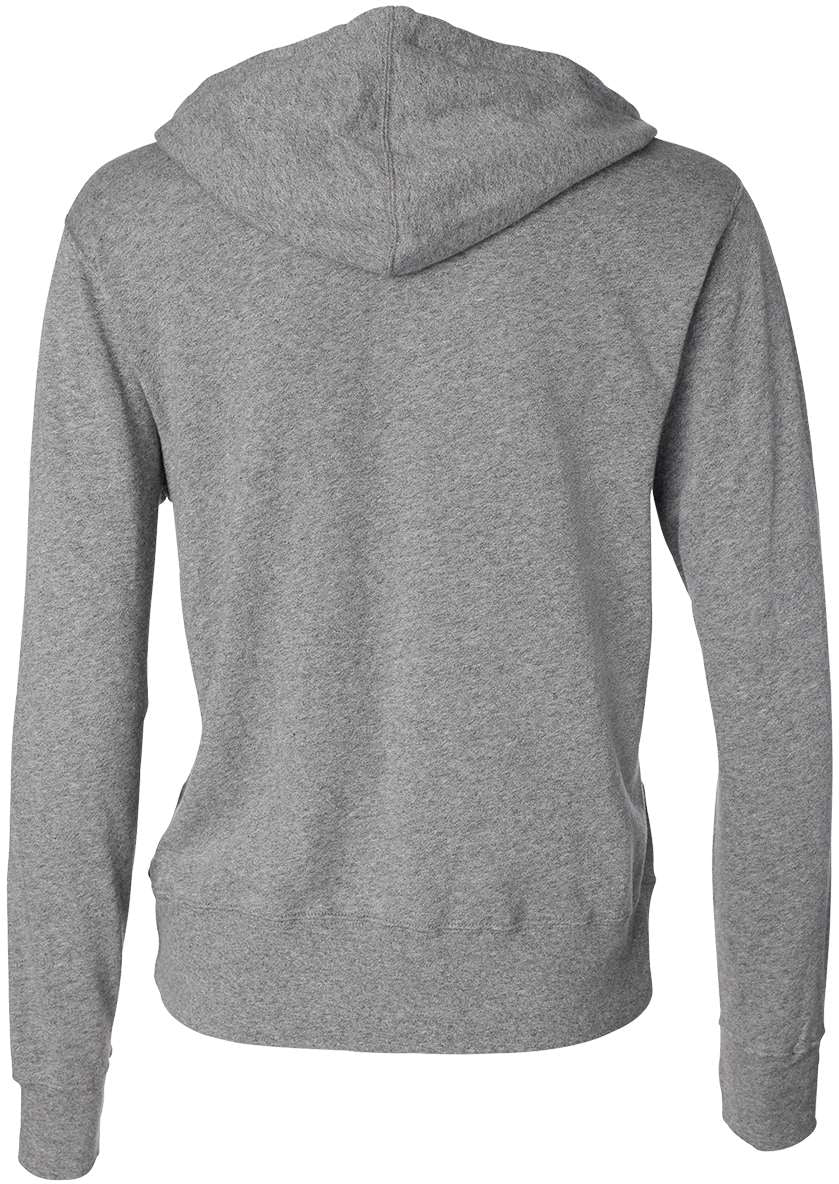 no-logo Independent Trading Co. Heathered French Terry Full-Zip Hooded Sweatshirt-Men's Layering-Independent Trading Co.-Thread Logic