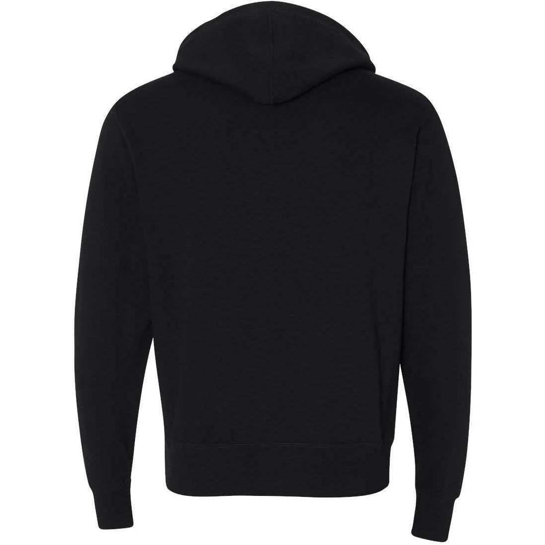 no-logo Independent Trading Co. Heathered French Terry Full-Zip Hooded Sweatshirt-Men's Layering-Independent Trading Co.-Thread Logic