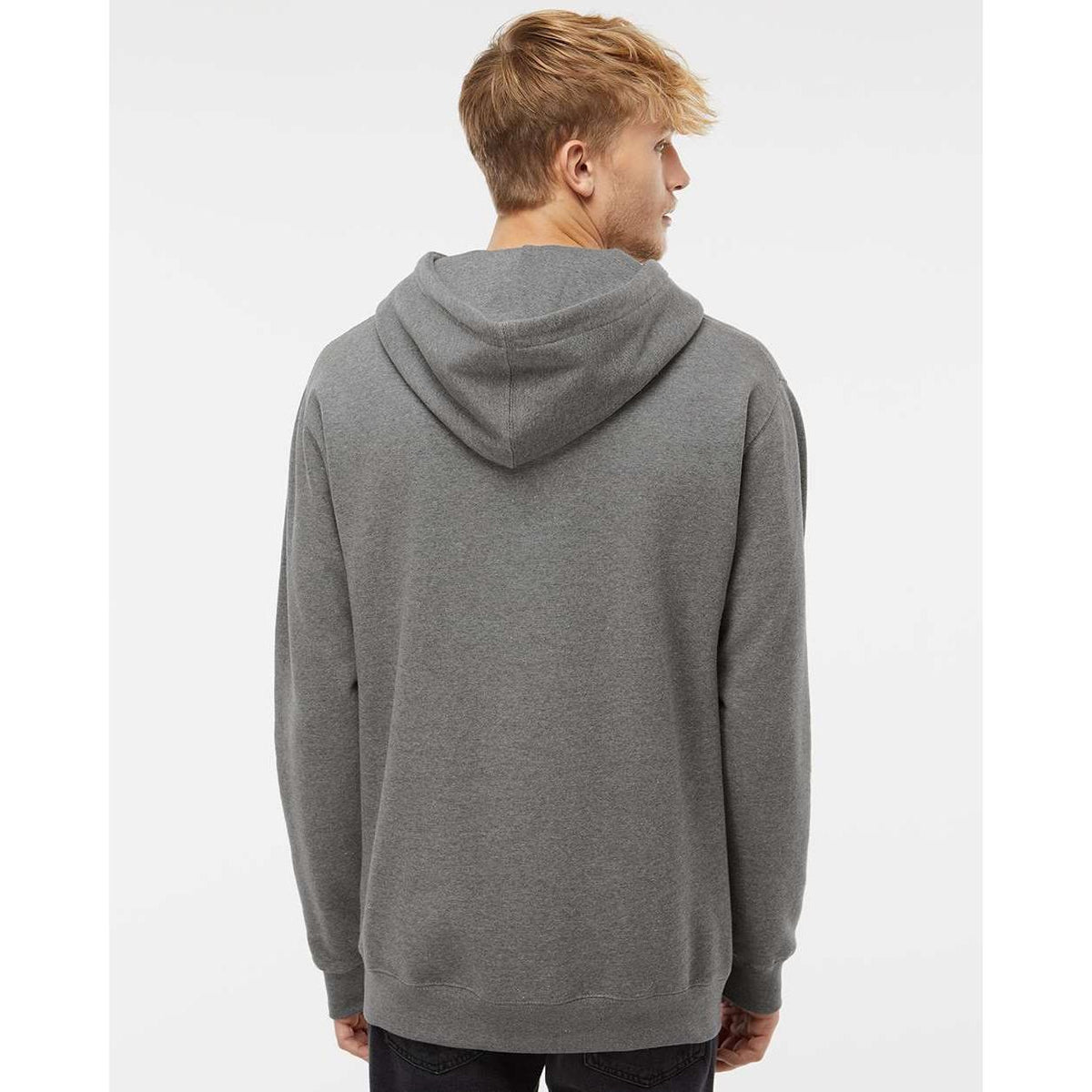 no-logo Independent Trading Co. Heavyweight Full-Zip Hooded Sweatshirt -Men's Layering-Independent Trading Co.-Thread Logic