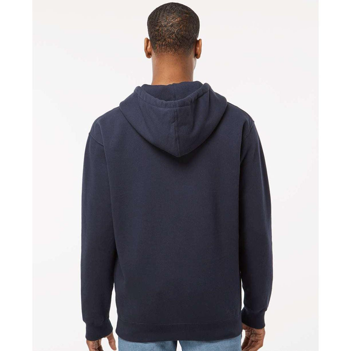 no-logo Independent Trading Co. Heavyweight Full-Zip Hooded Sweatshirt -Men's Layering-Independent Trading Co.-Thread Logic