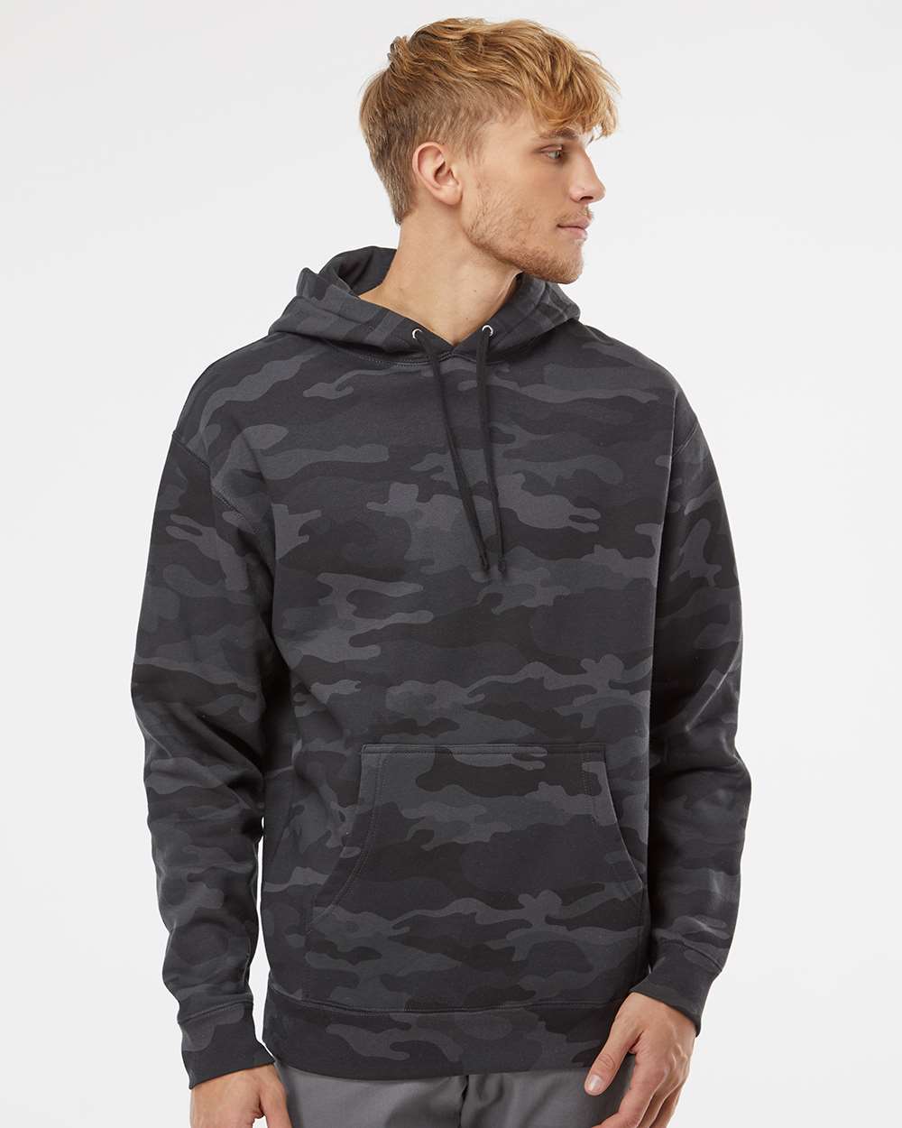 no-logo Independent Trading Co. Heavyweight Hooded Sweatshirt-Men's Layering-Independent Trading Co.-Thread Logic