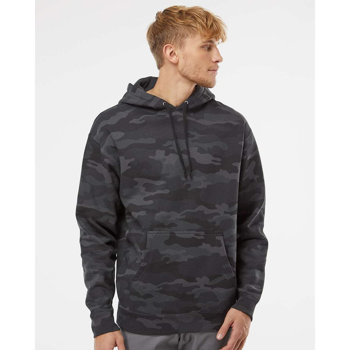 no-logo Independent Trading Co. Heavyweight Hooded Sweatshirt-Men's Layering-Independent Trading Co.-Thread Logic