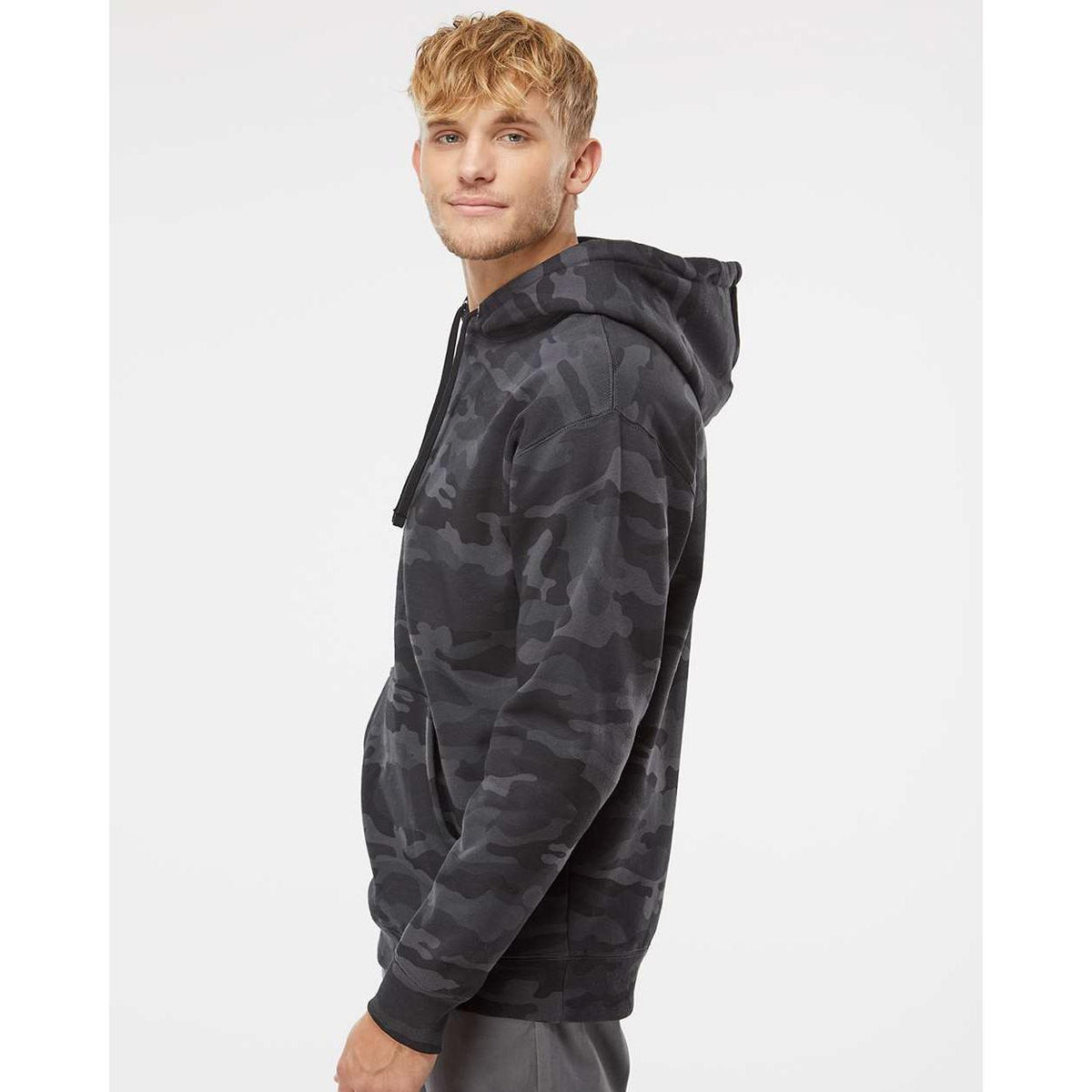 no-logo Independent Trading Co. Heavyweight Hooded Sweatshirt-Men's Layering-Independent Trading Co.-Thread Logic