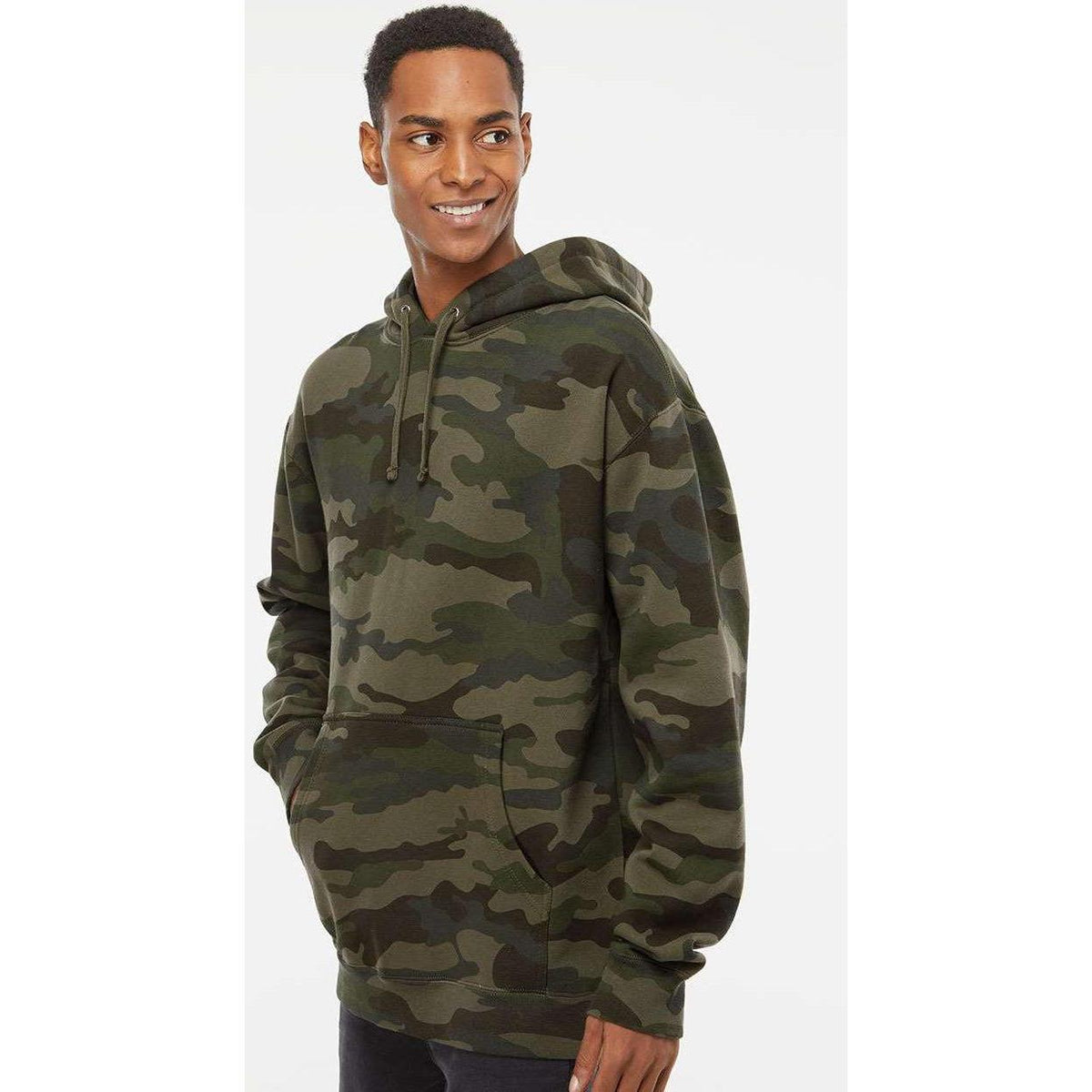 no-logo Independent Trading Co. Heavyweight Hooded Sweatshirt-Men's Layering-Independent Trading Co.-Thread Logic