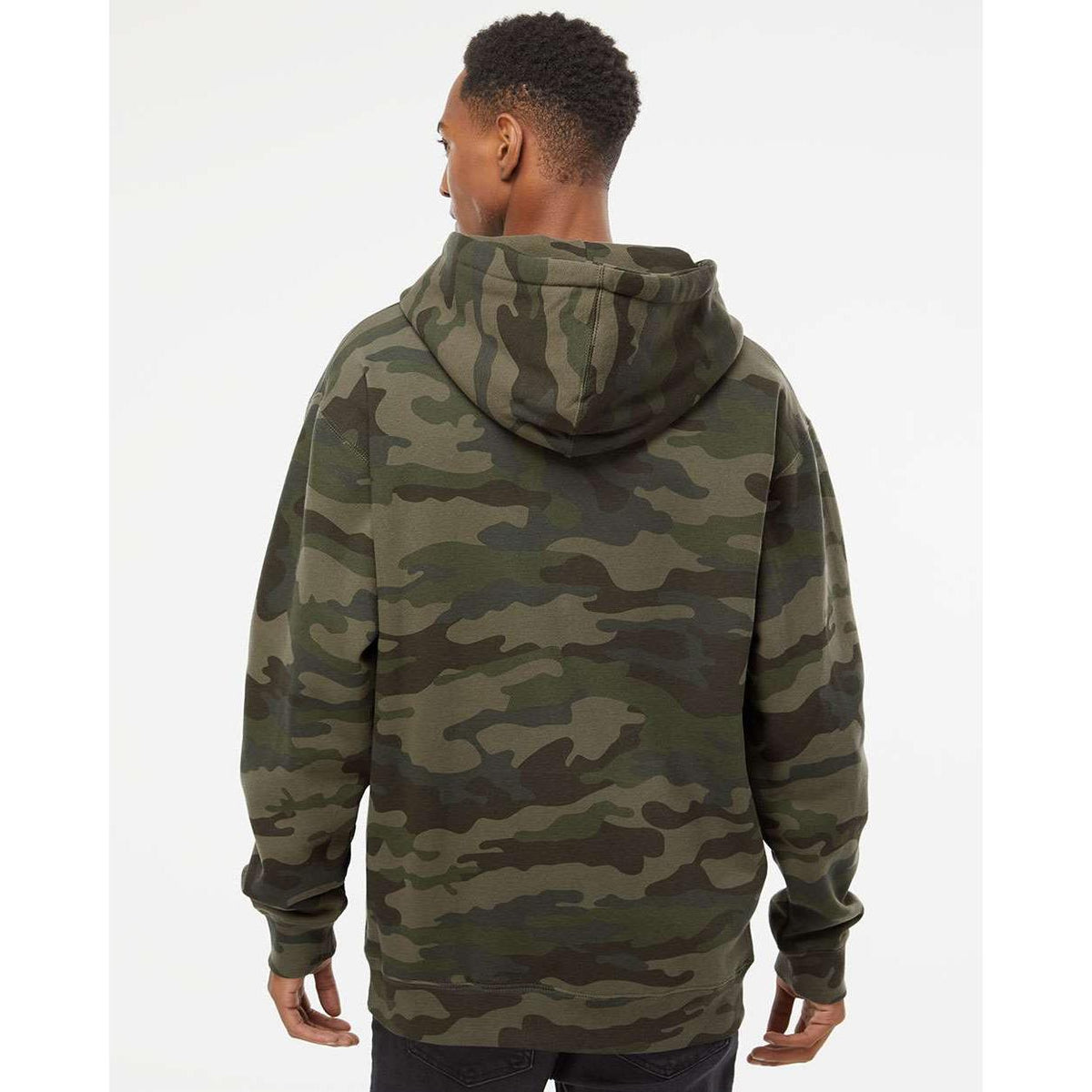 no-logo Independent Trading Co. Heavyweight Hooded Sweatshirt-Men's Layering-Independent Trading Co.-Thread Logic