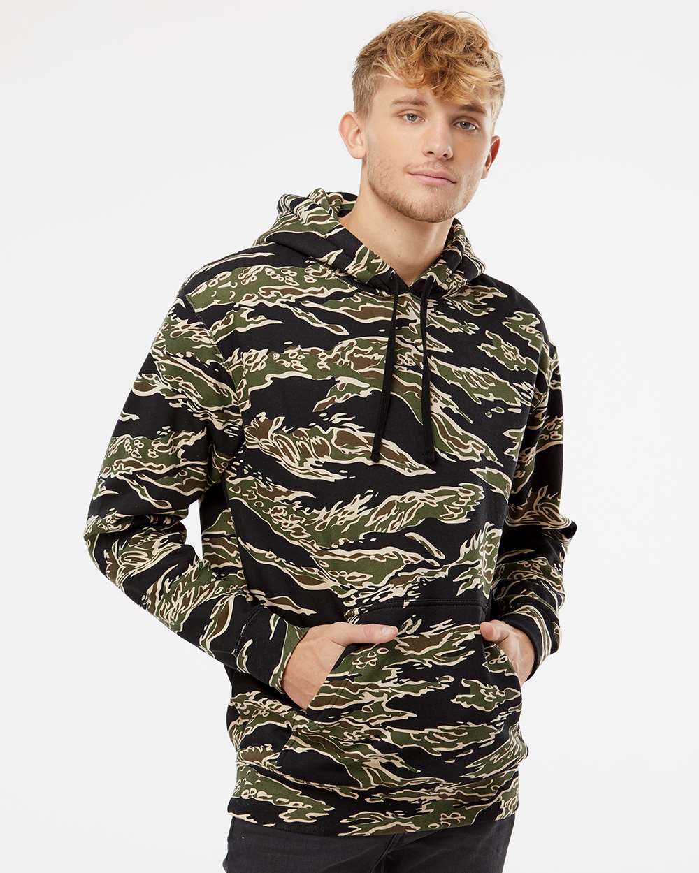 no-logo Independent Trading Co. Heavyweight Hooded Sweatshirt-Men's Layering-Independent Trading Co.-Thread Logic
