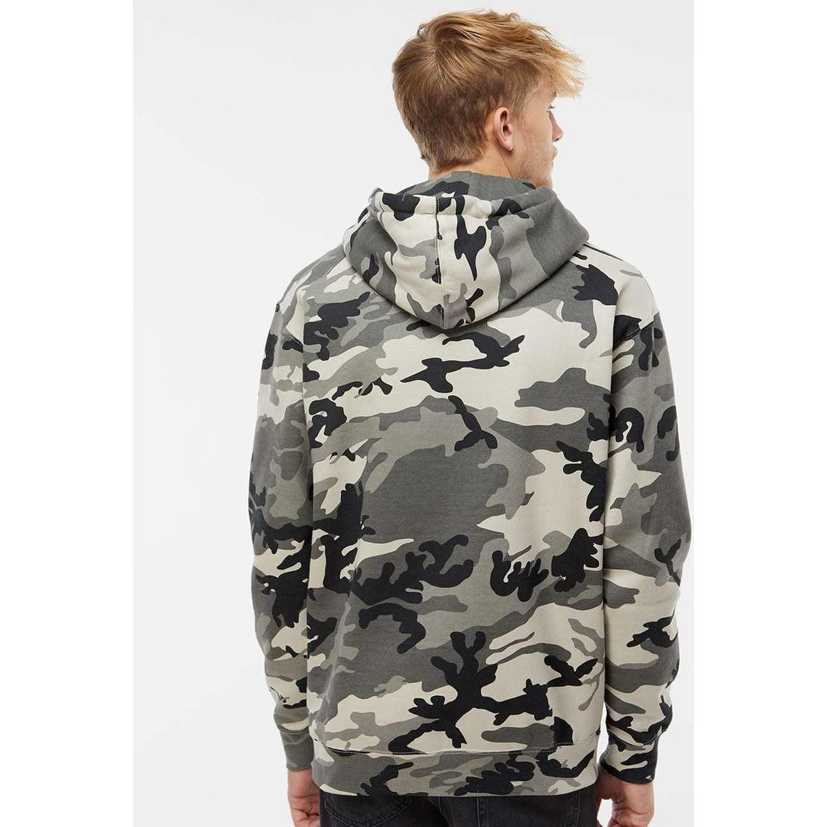 no-logo Independent Trading Co. Heavyweight Hooded Sweatshirt-Men's Layering-Independent Trading Co.-Thread Logic