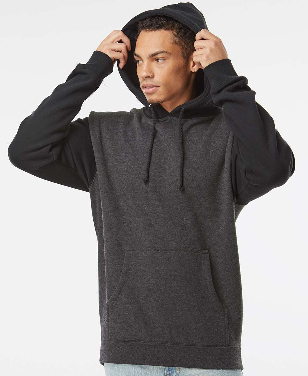 no-logo Independent Trading Co. Heavyweight Hooded Sweatshirt-Men's Layering-Independent Trading Co.-Thread Logic