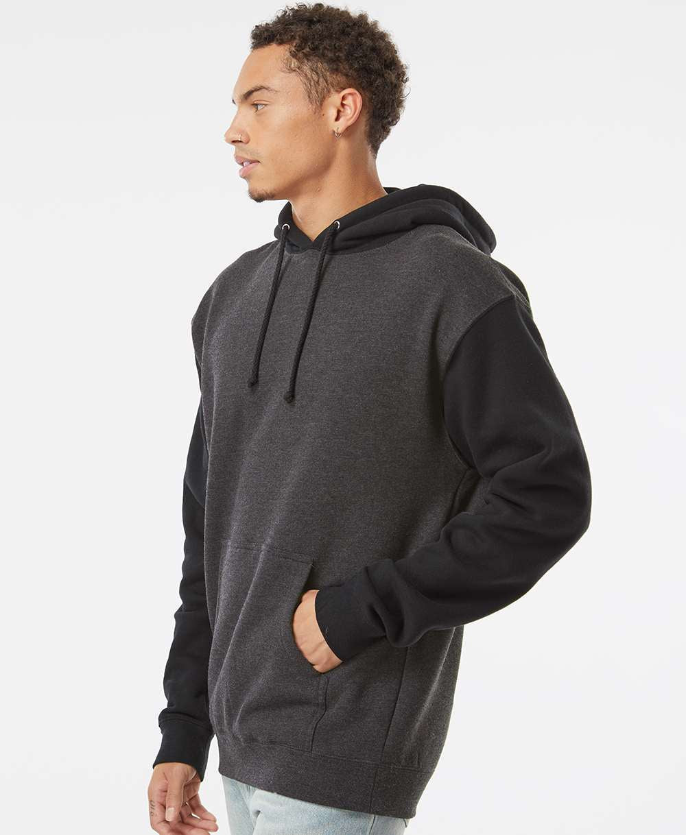 no-logo Independent Trading Co. Heavyweight Hooded Sweatshirt-Men's Layering-Independent Trading Co.-Thread Logic