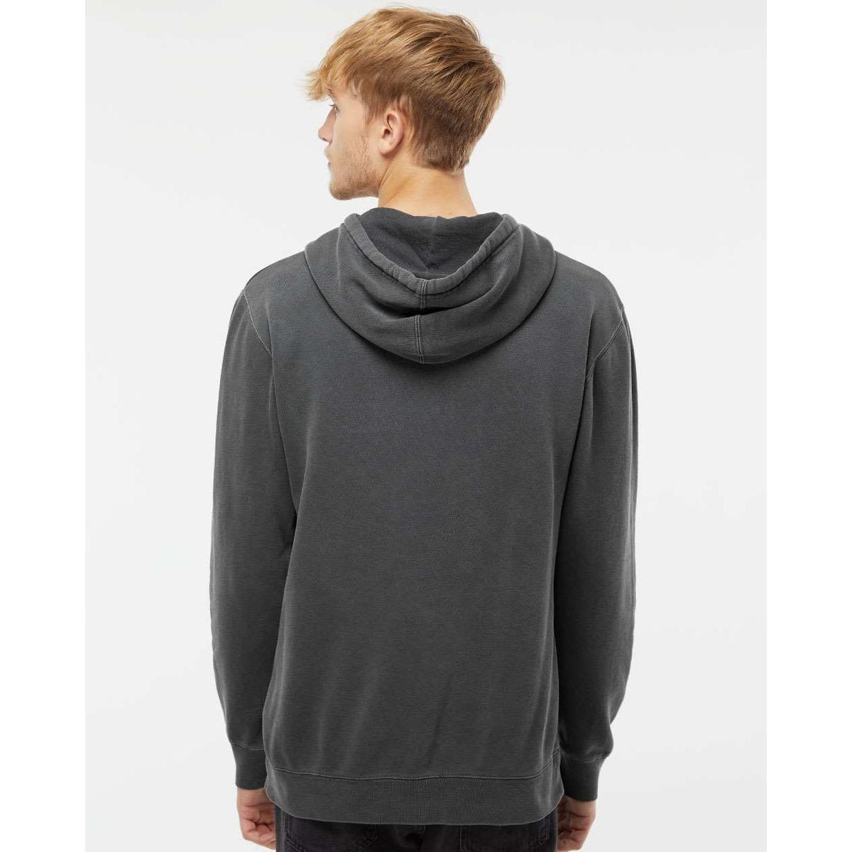 no-logo Independent Trading Co. Heavyweight Pigment-Dyed Hooded Sweatshirt-Men's Layering-Independent Trading Co.-Thread Logic