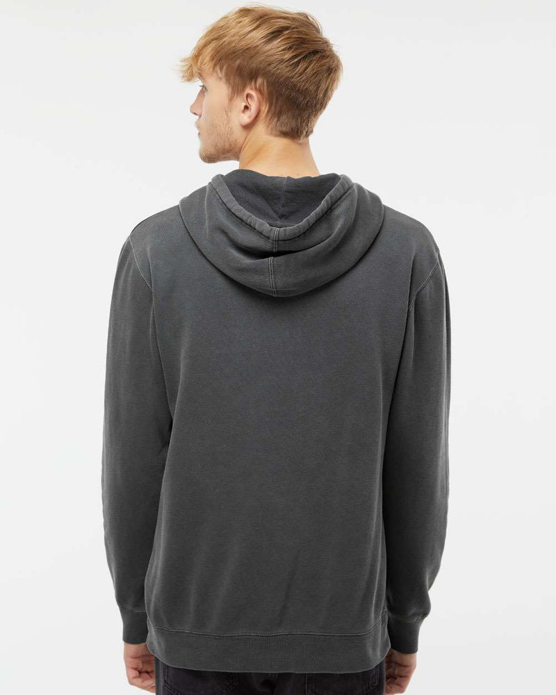 no-logo Independent Trading Co. Heavyweight Pigment-Dyed Hooded Sweatshirt-Men's Layering-Independent Trading Co.-Thread Logic