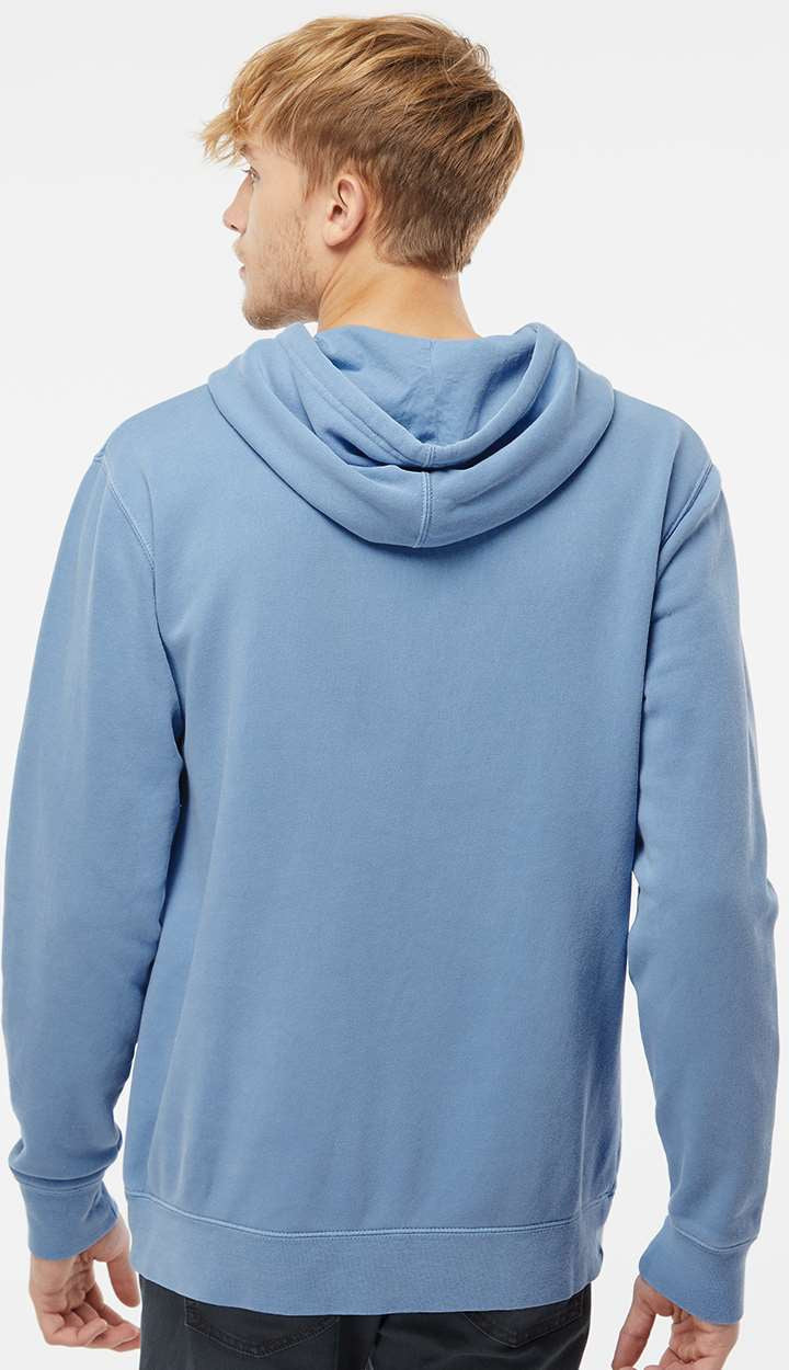 no-logo Independent Trading Co. Heavyweight Pigment-Dyed Hooded Sweatshirt-Men's Layering-Independent Trading Co.-Thread Logic