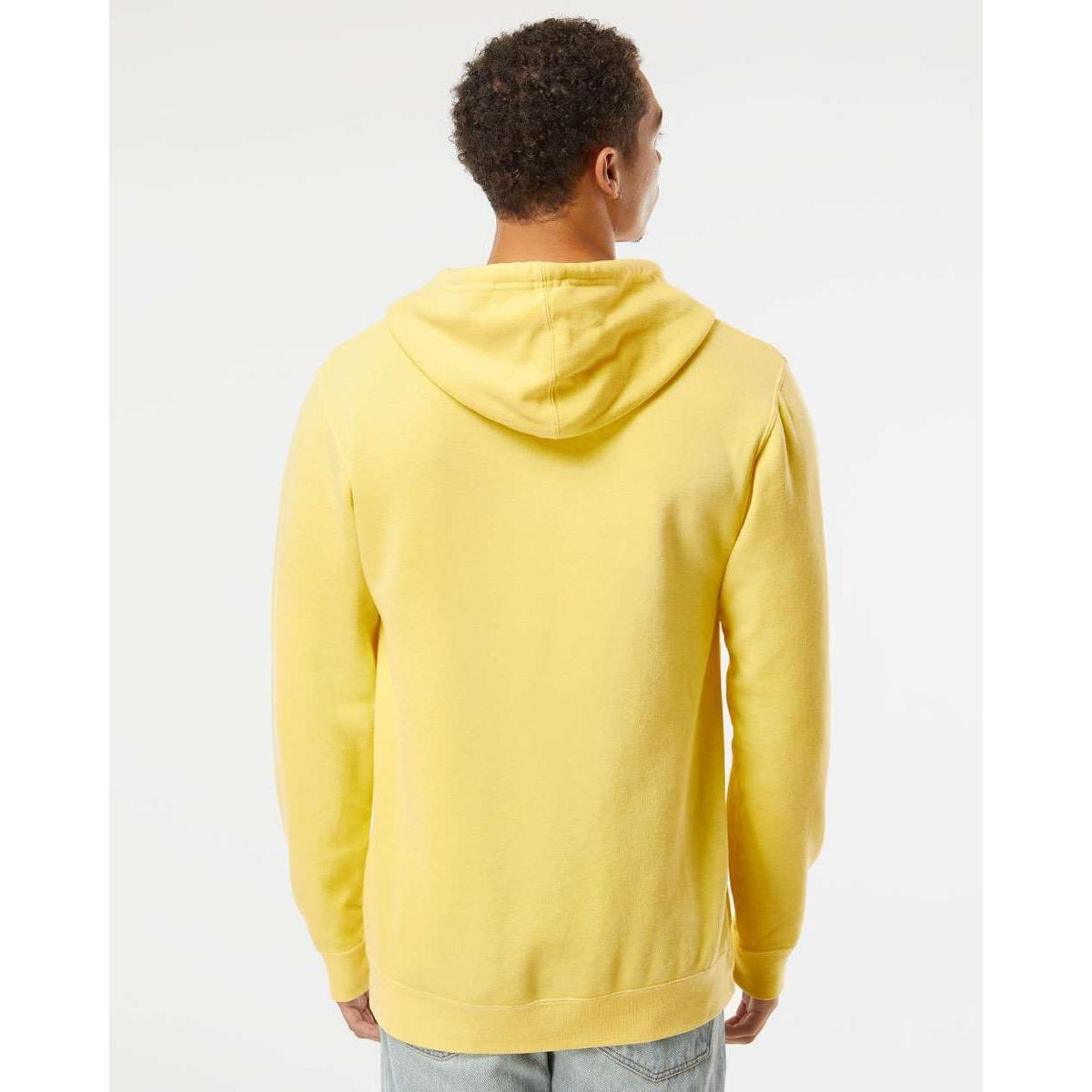 no-logo Independent Trading Co. Heavyweight Pigment-Dyed Hooded Sweatshirt-Men's Layering-Independent Trading Co.-Thread Logic