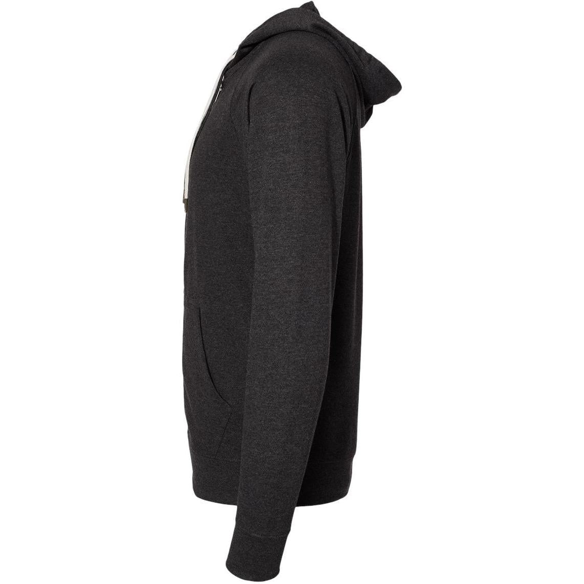 no-logo Independent Trading Co. Icon Lightweight Loopback Terry Zip Hood-Men's Layering-Independent Trading Co.-Thread Logic