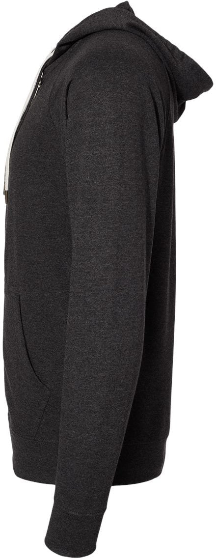 no-logo Independent Trading Co. Icon Lightweight Loopback Terry Zip Hood-Men's Layering-Independent Trading Co.-Thread Logic