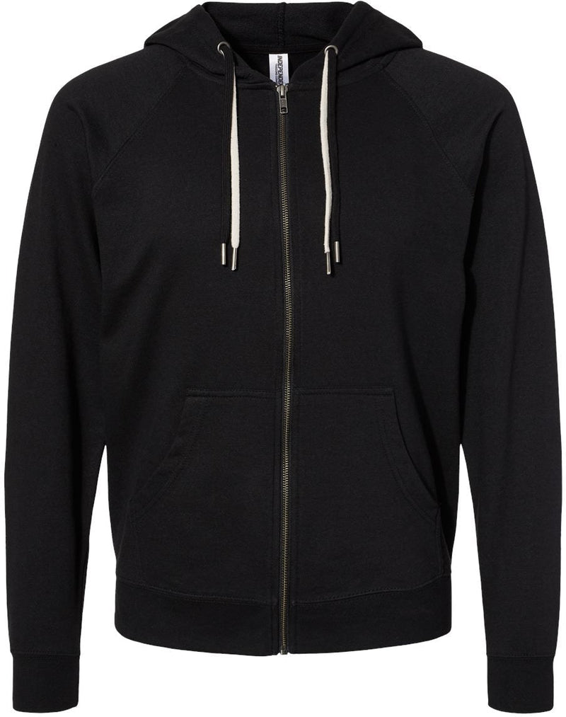 Independent Trading Co. Icon Lightweight Loopback Terry Zip Hood